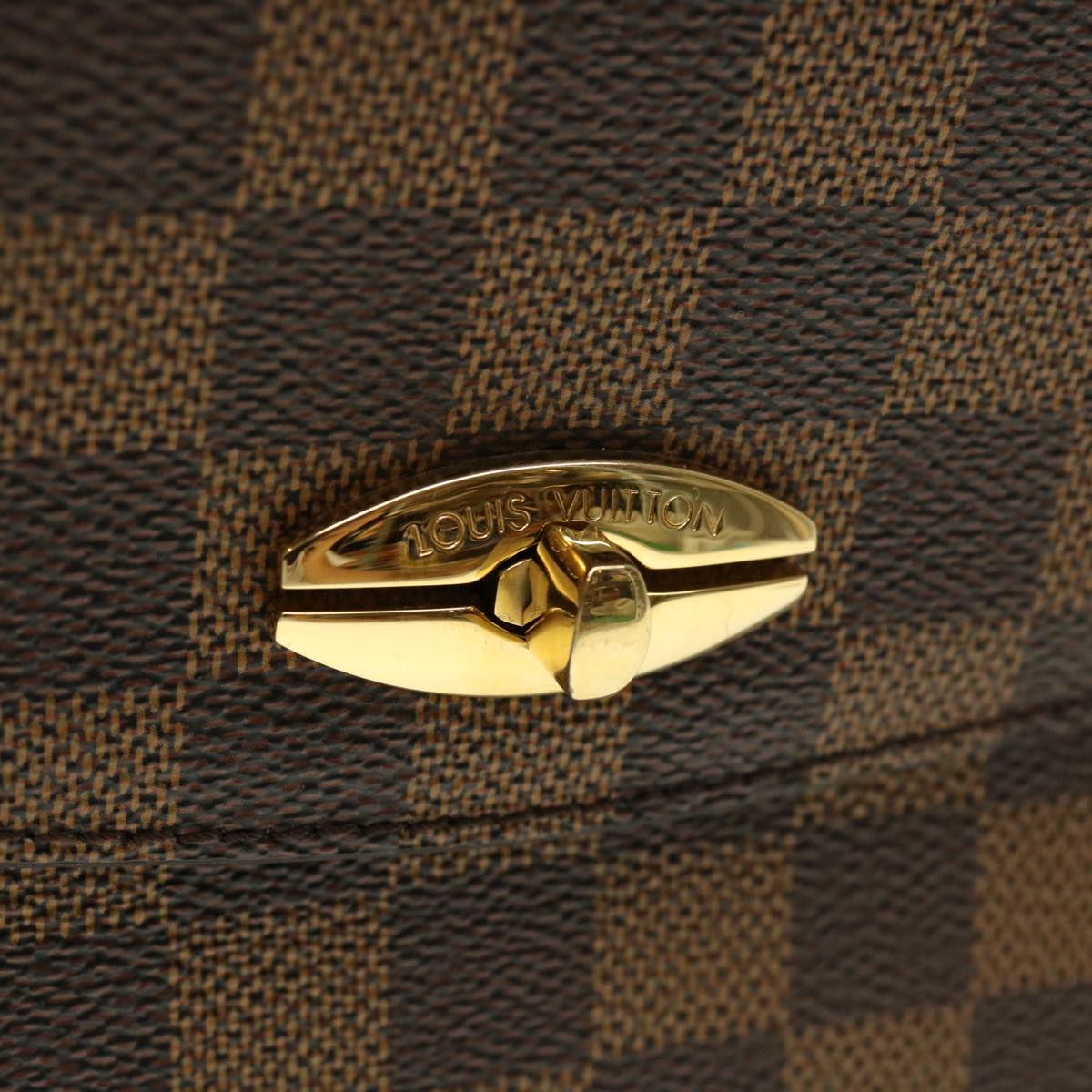 LOUIS VUITTON Damier Ebene Malesherbes Hand Bag N51379 LV 44244