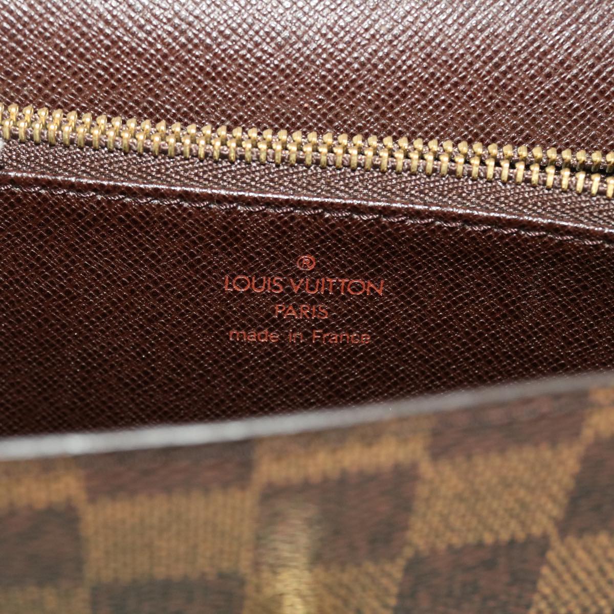 LOUIS VUITTON Damier Ebene Malesherbes Hand Bag N51379 LV 44244