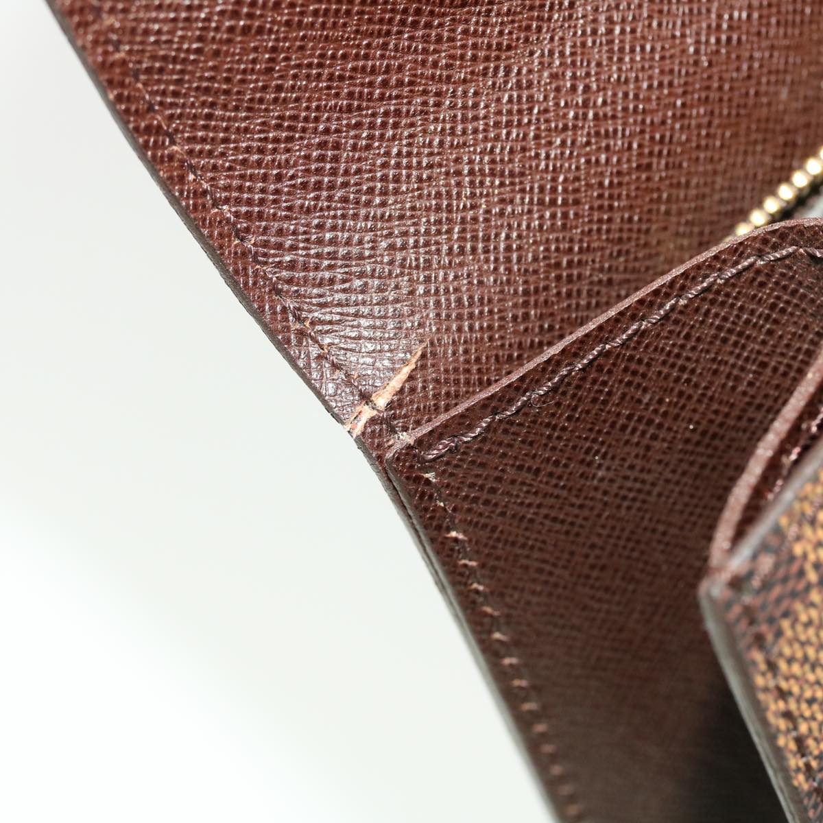 LOUIS VUITTON Damier Ebene Malesherbes Hand Bag N51379 LV 44244