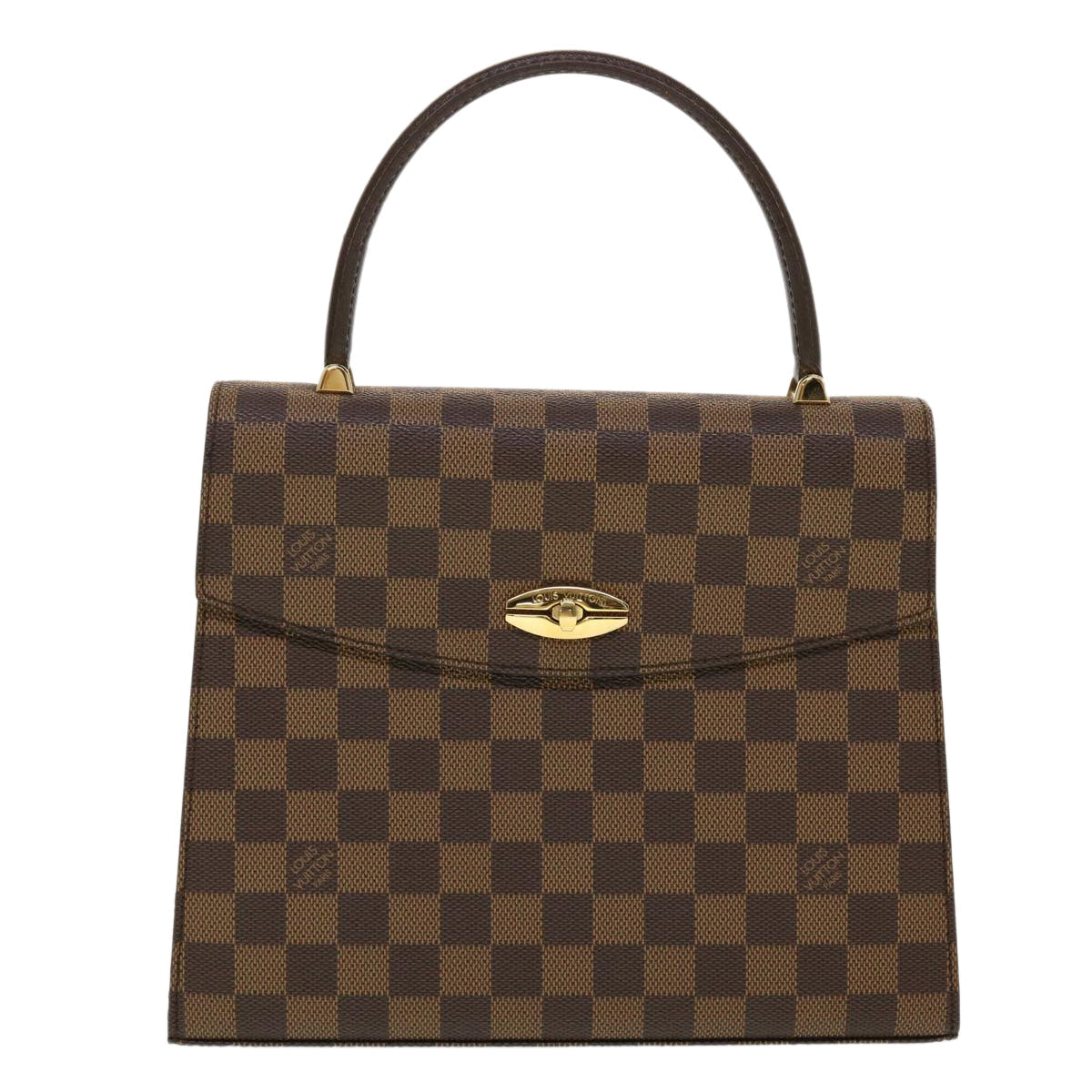 LOUIS VUITTON Damier Ebene Malesherbes Hand Bag N51379 LV 44244