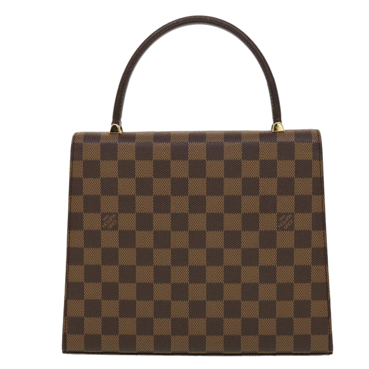 LOUIS VUITTON Damier Ebene Malesherbes Hand Bag N51379 LV 44244