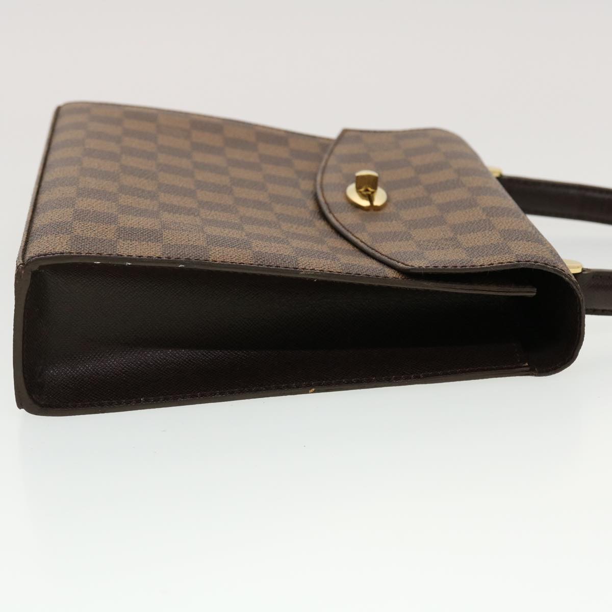 LOUIS VUITTON Damier Ebene Malesherbes Hand Bag N51379 LV 44244