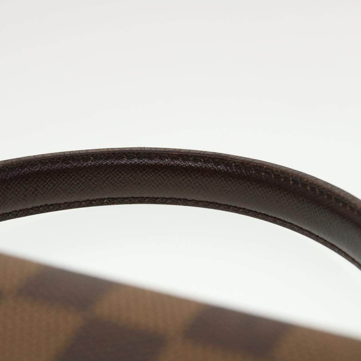 LOUIS VUITTON Damier Ebene Malesherbes Hand Bag N51379 LV 44244