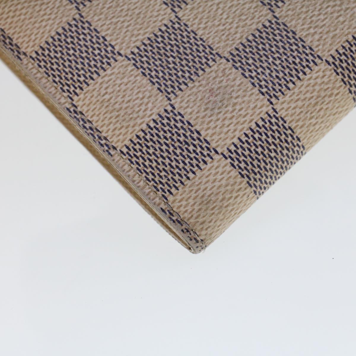 LOUIS VUITTON Damier Azur Portefeuille Sarah Long Wallet N63208 LV 44283