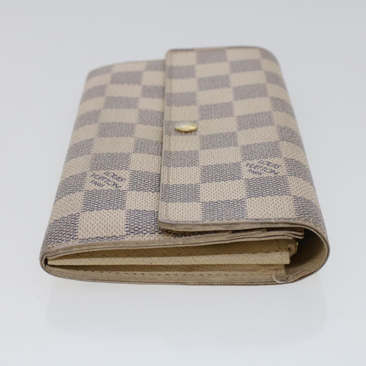 LOUIS VUITTON Damier Azur Portefeuille Sarah Long Wallet N63208 LV 44283