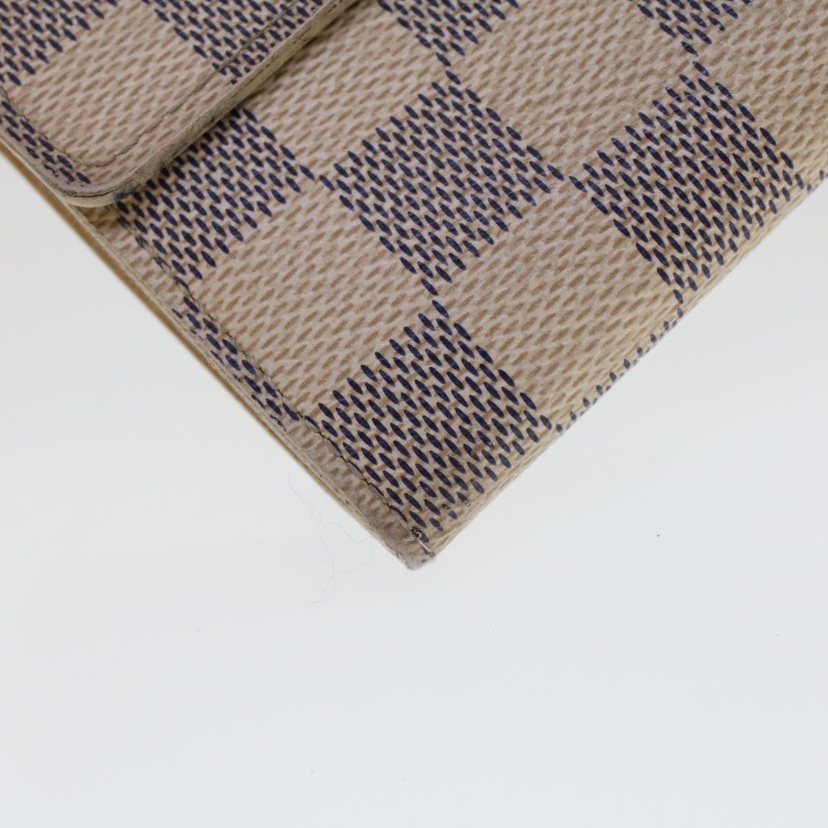 LOUIS VUITTON Damier Azur Portefeuille Sarah Long Wallet N63208 LV 44283