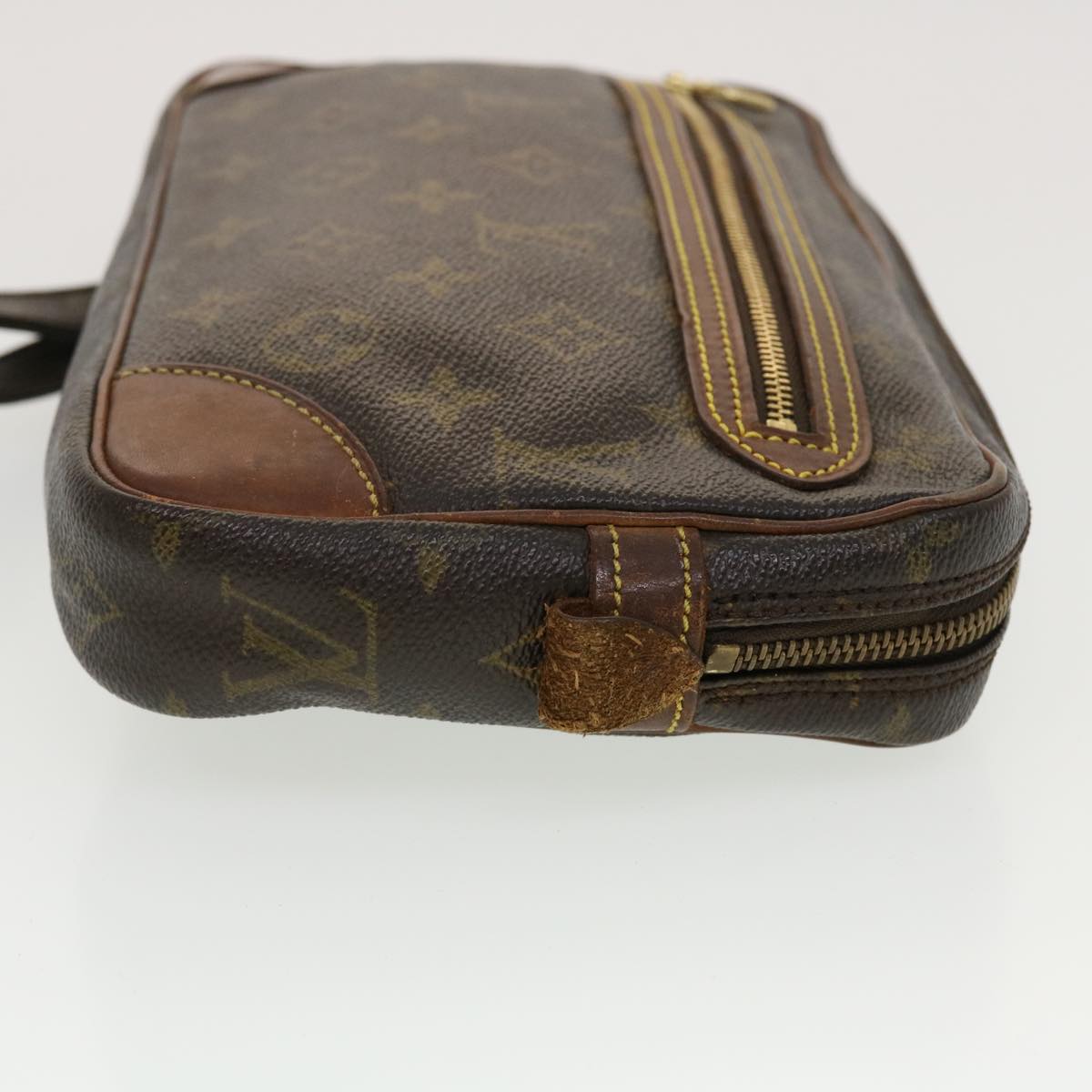 LOUIS VUITTON Monogram Marly Dragonne GM Clutch Bag M51825 LV 44312