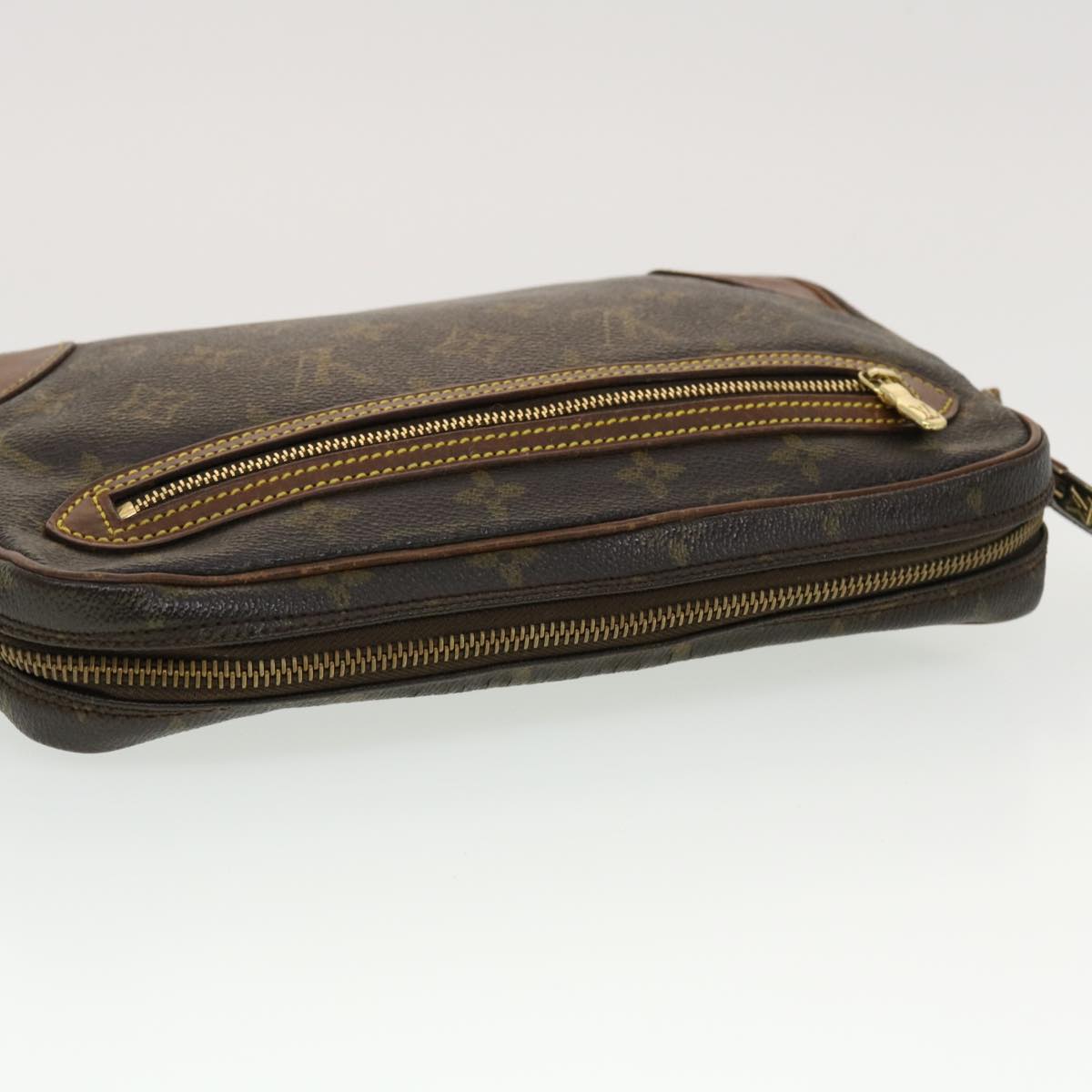 LOUIS VUITTON Monogram Marly Dragonne GM Clutch Bag M51825 LV 44312