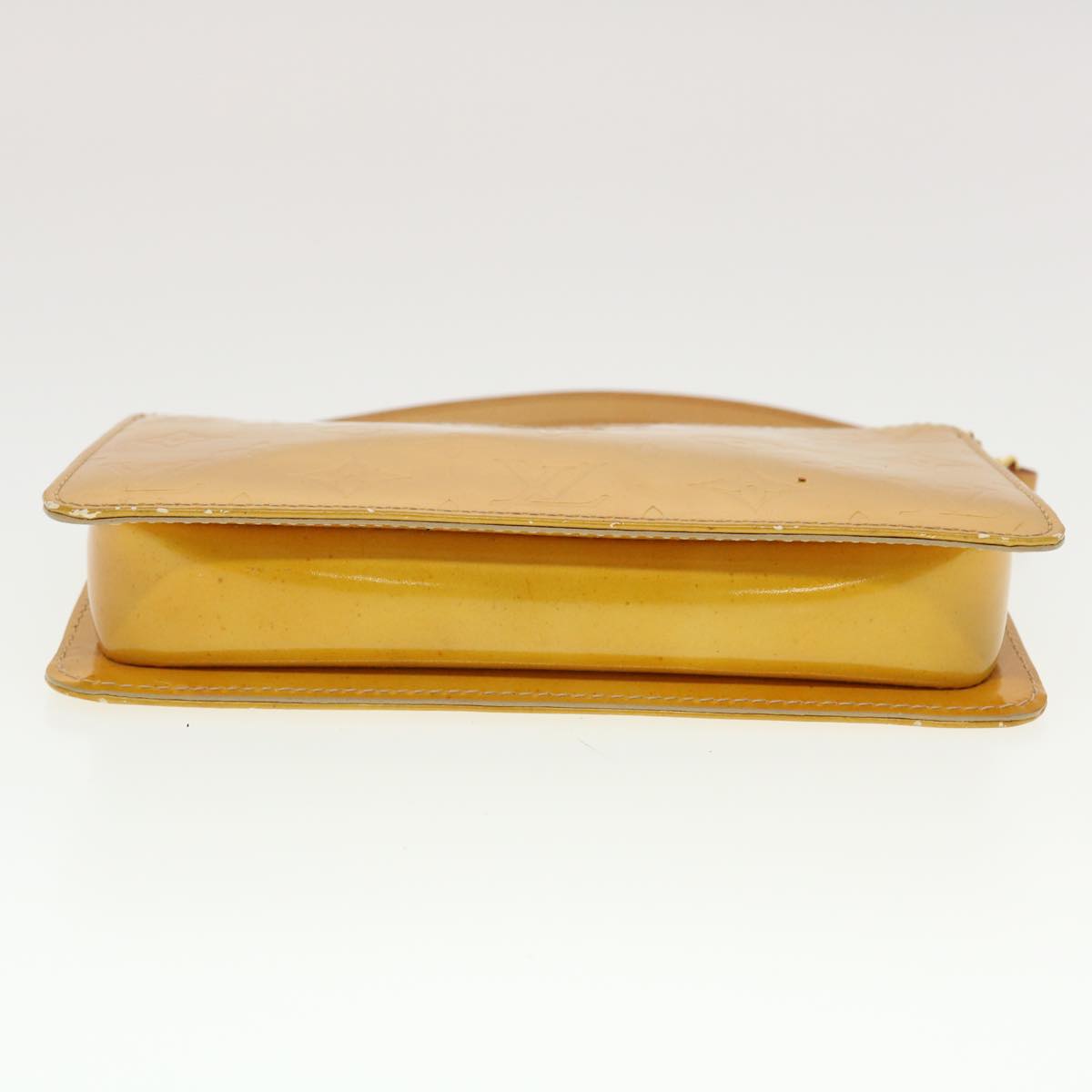 LOUIS VUITTON Monogram Vernis Lexington Accessory Pouch Beige M91010 LV 44315