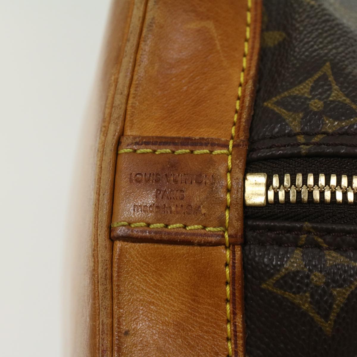 LOUIS VUITTON Monogram Alma Hand Bag M51130 LV 44323