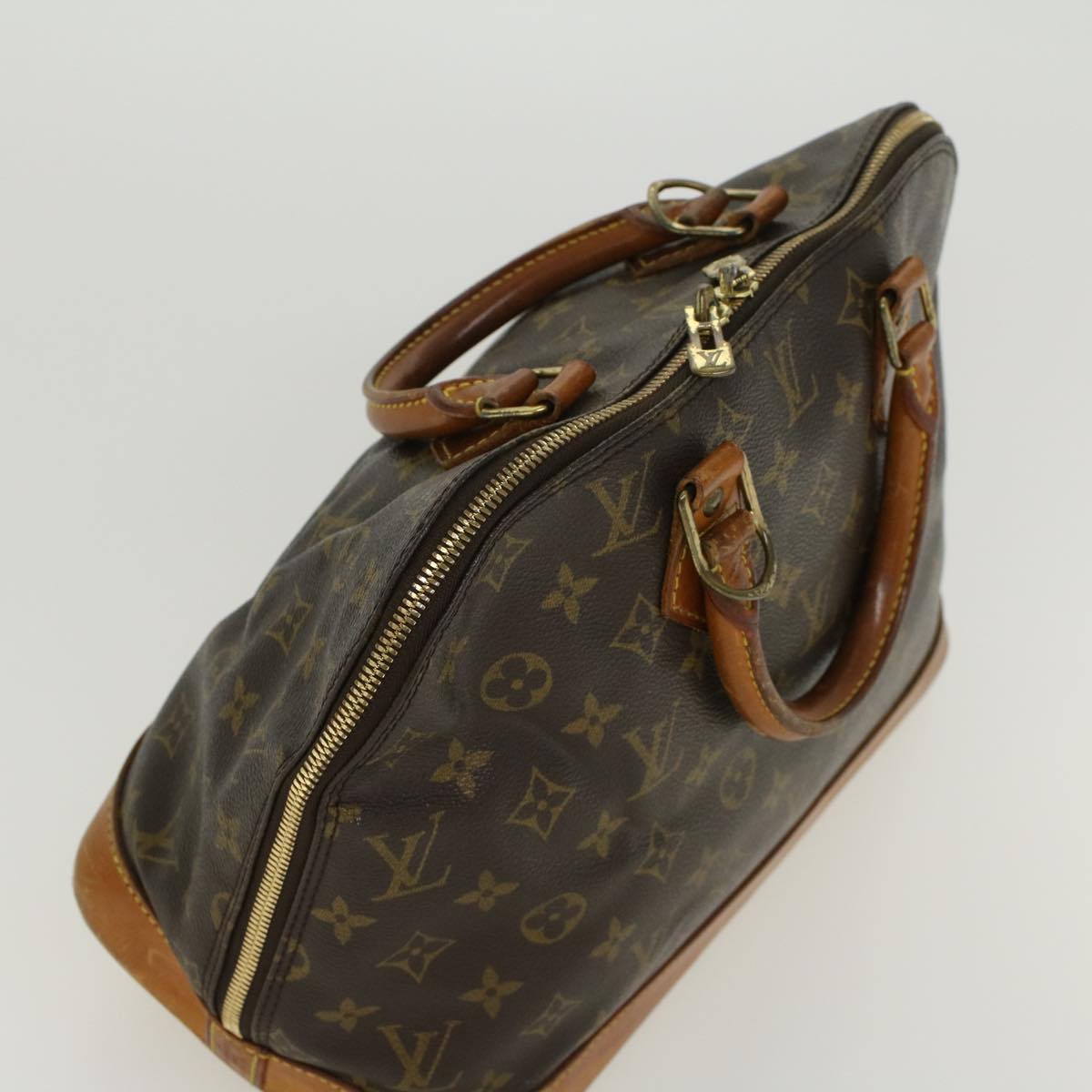 LOUIS VUITTON Monogram Alma Hand Bag M51130 LV 44323