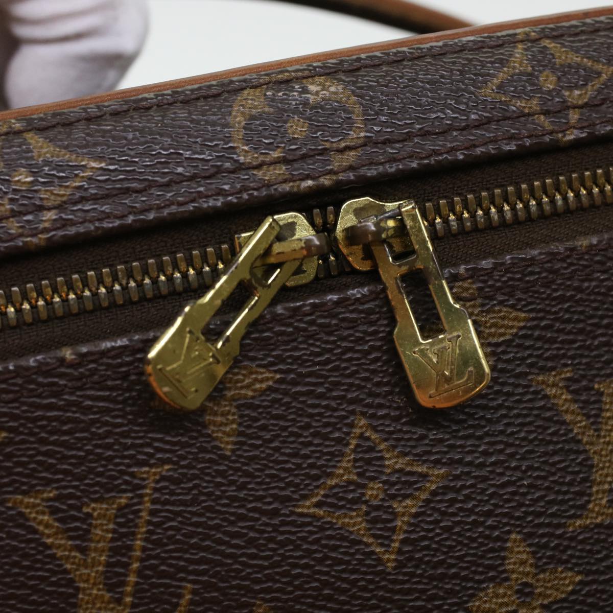 LOUIS VUITTON Monogram Nice Hand Bag 2way M47280 LV 44328