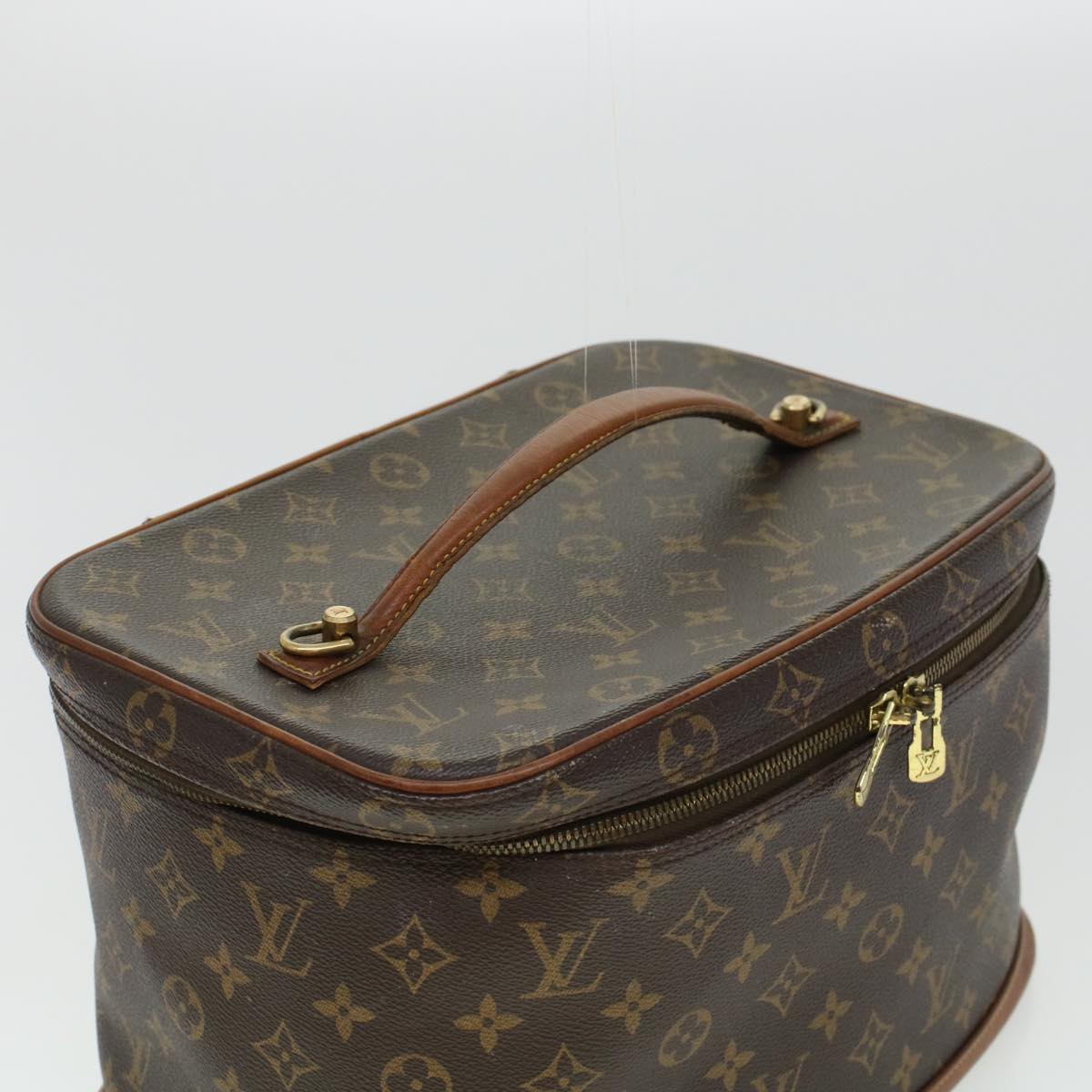 LOUIS VUITTON Monogram Nice Hand Bag 2way M47280 LV 44328