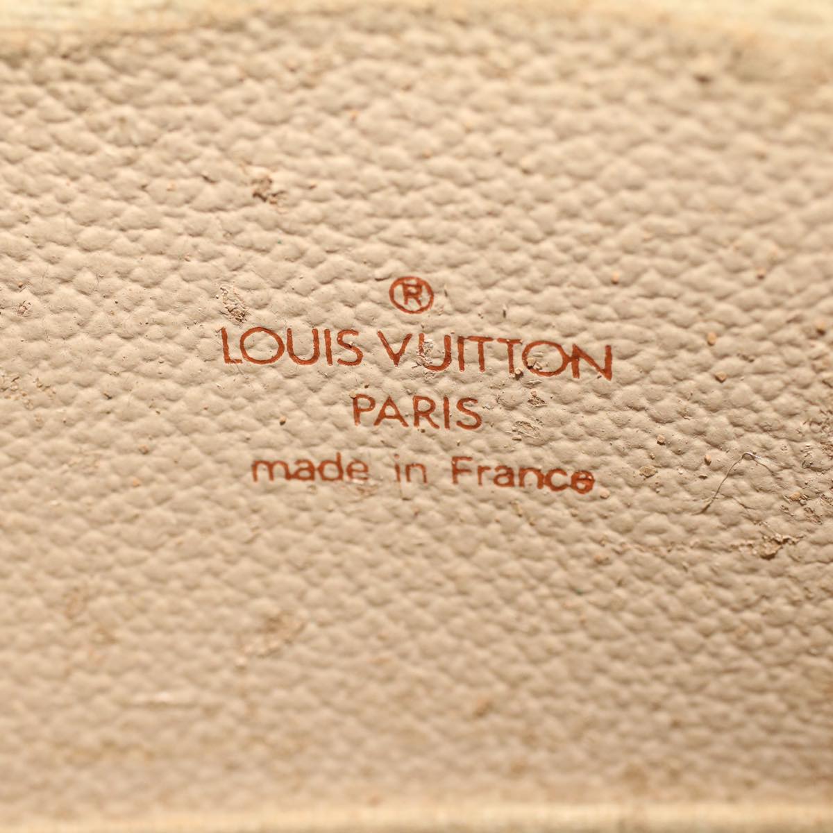 LOUIS VUITTON Monogram Trousse Demi Ronde Cosmetic Pouch M47520 LV 44329