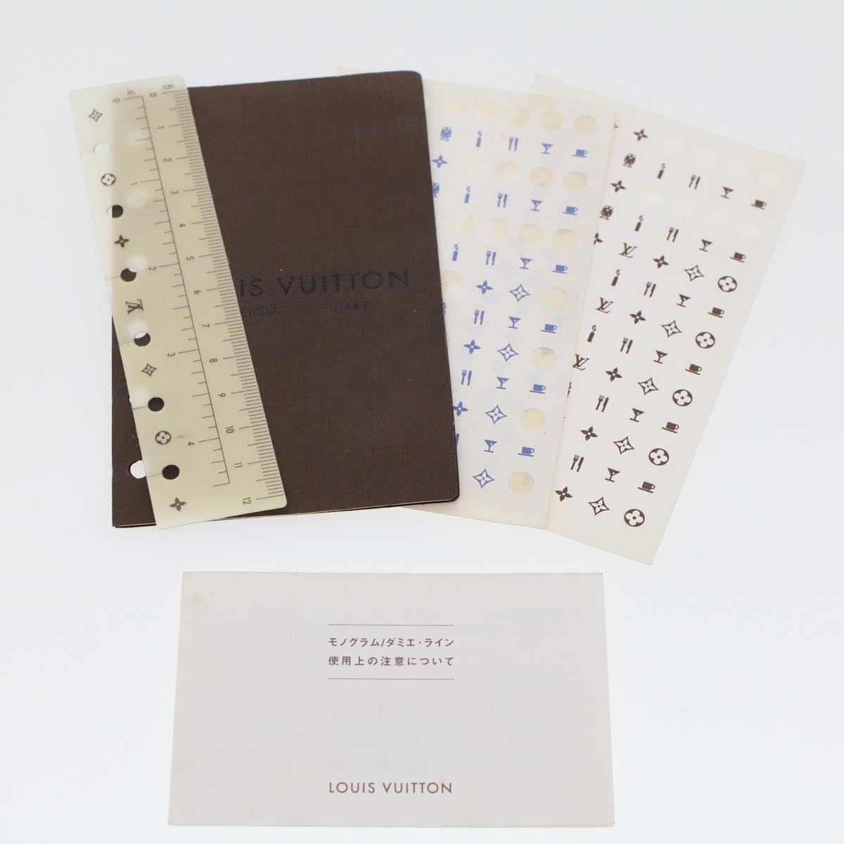 LOUIS VUITTON Damier Ebene Agenda PM Koala Day Planner Cover R21011 44350