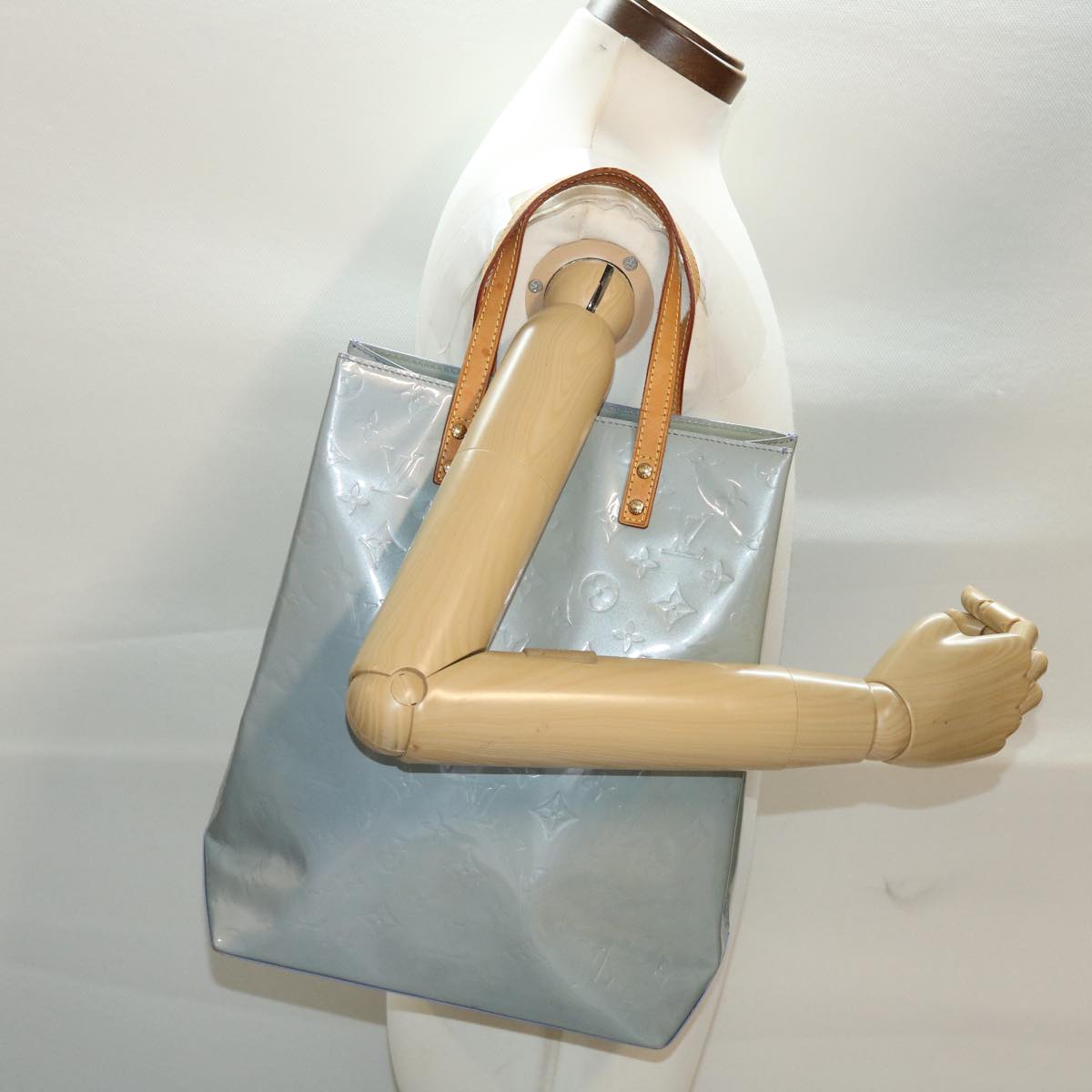 LOUIS VUITTON Monogram Vernis Reade MM Hand Bag Lavande M91226 LV 44352