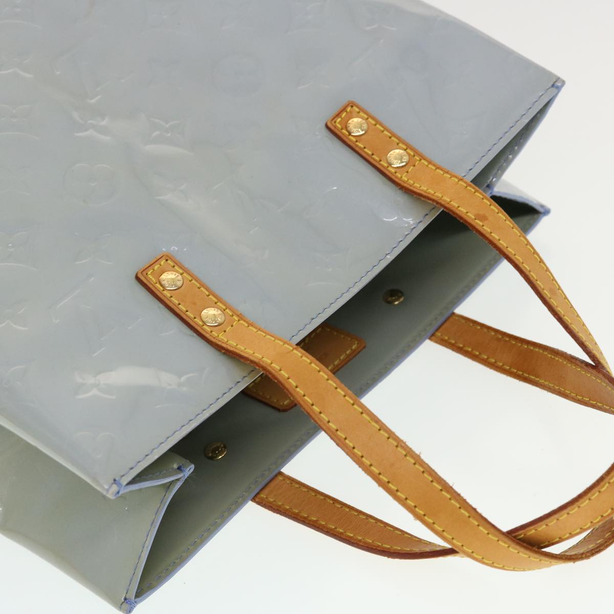 LOUIS VUITTON Monogram Vernis Reade MM Hand Bag Lavande M91226 LV 44352