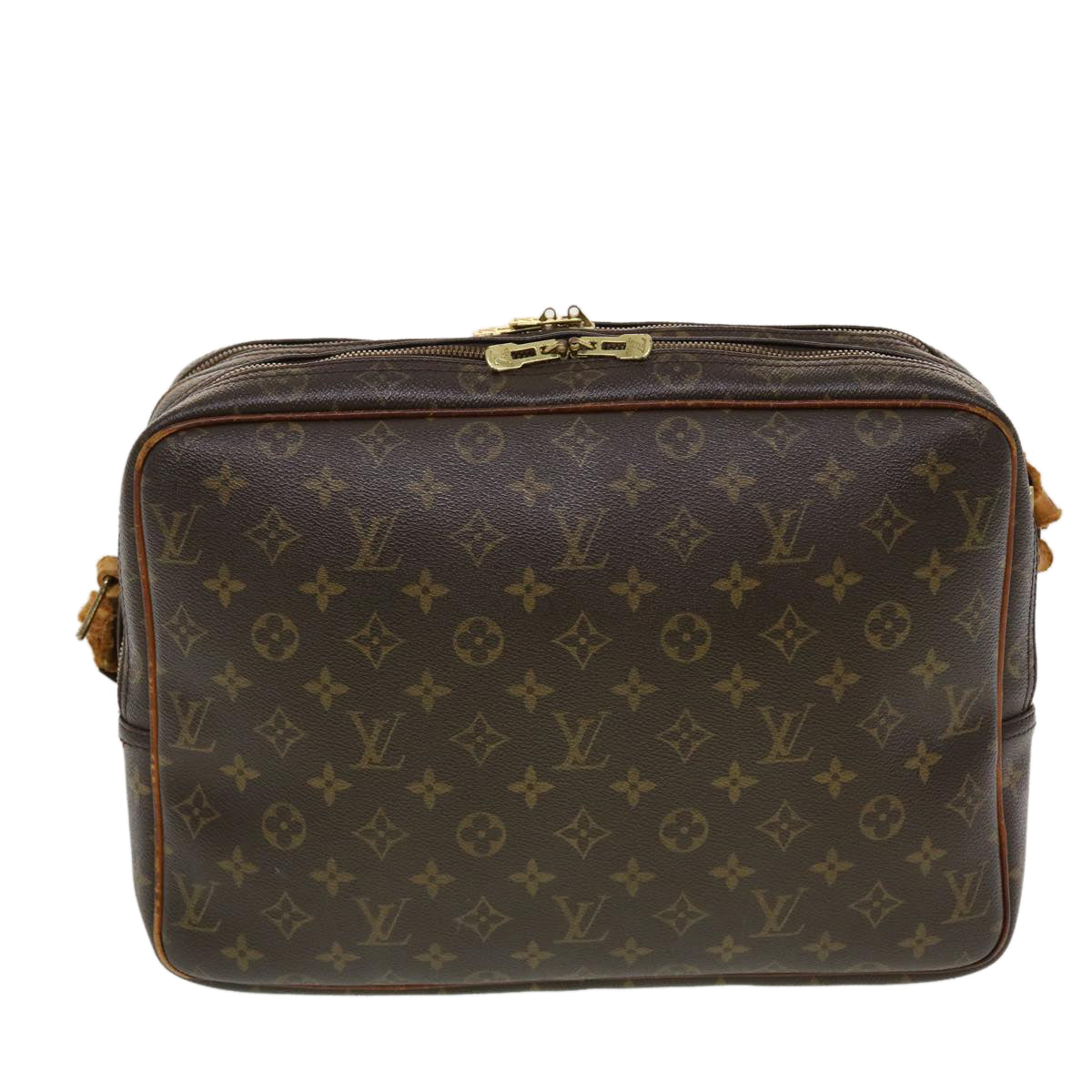 LOUIS VUITTON Monogram Reporter GM Shoulder Bag M45252 LV 44357