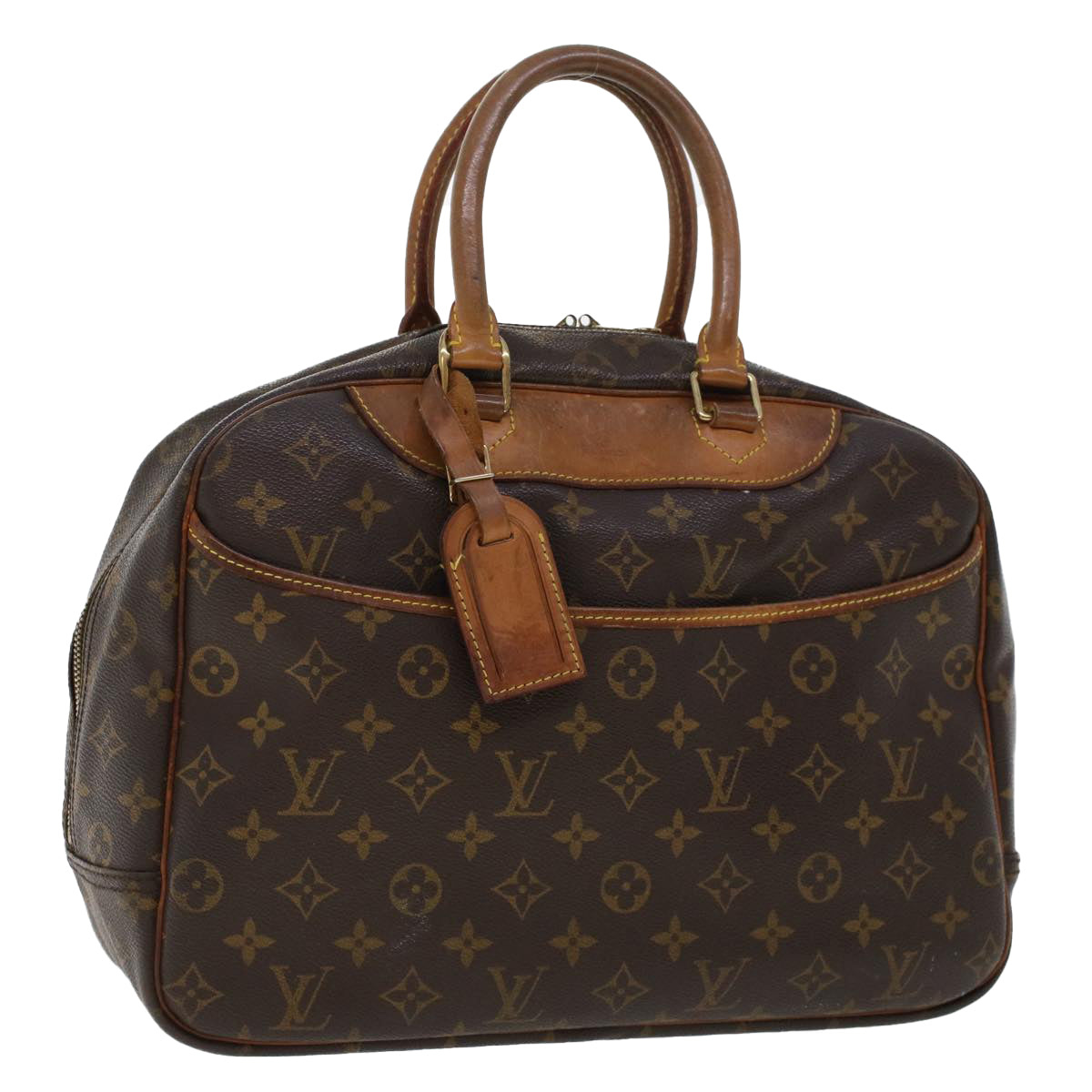 LOUIS VUITTON Monogram Deauville Hand Bag M47270 LV 44366