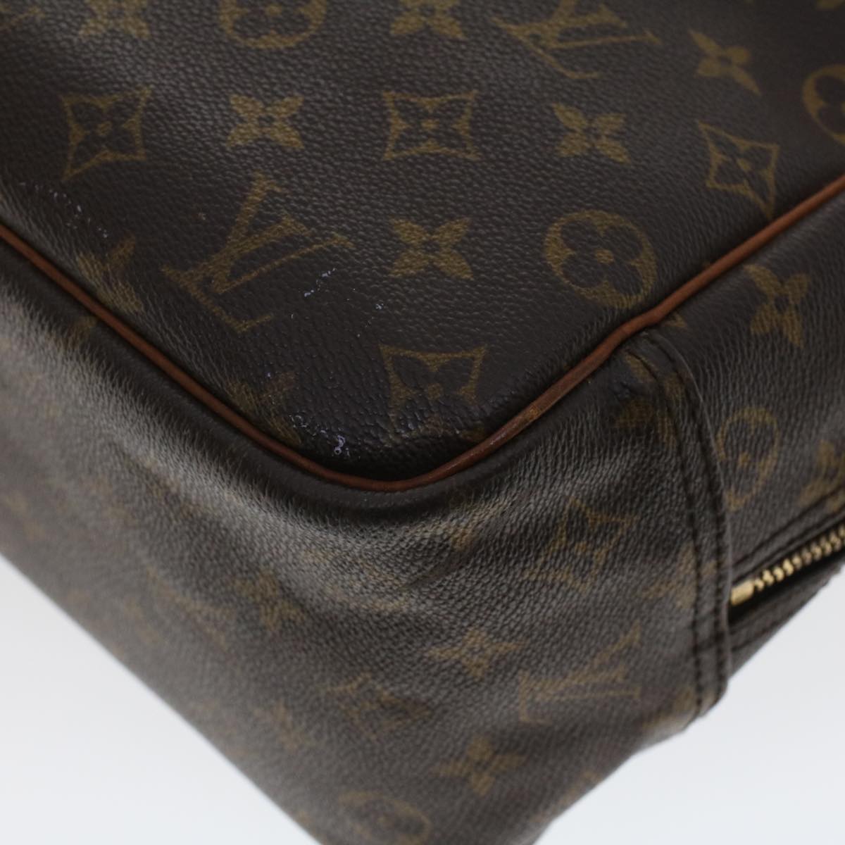 LOUIS VUITTON Monogram Deauville Hand Bag M47270 LV 44366