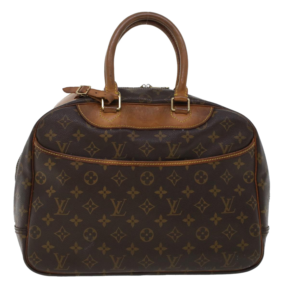 LOUIS VUITTON Monogram Deauville Hand Bag M47270 LV 44366