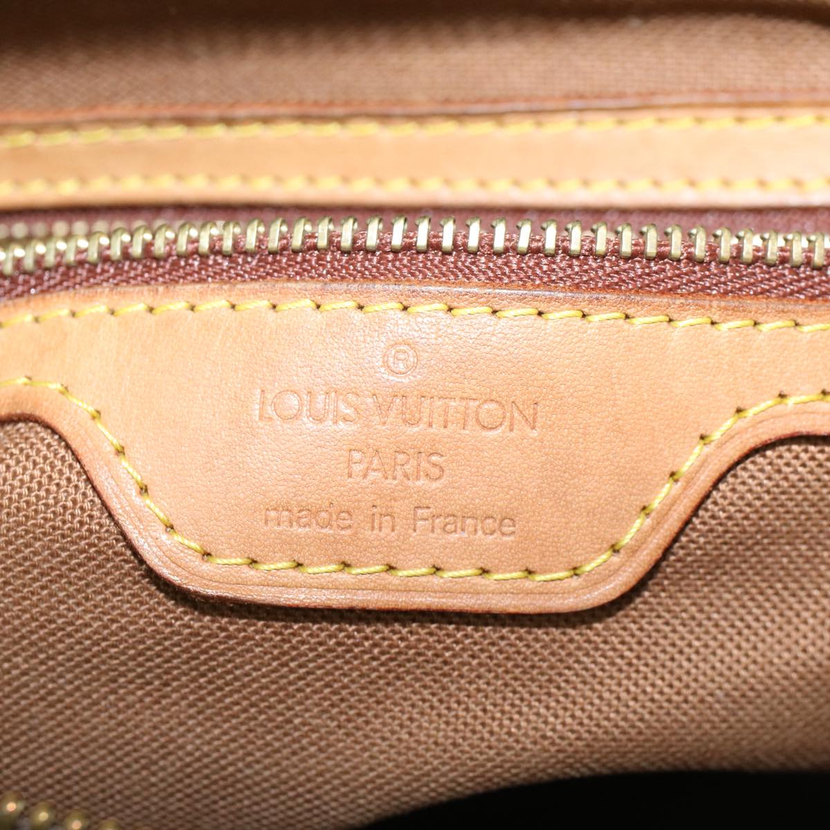 LOUIS VUITTON Monogram Cabas Piano Tote Bag M51148 LV 44375