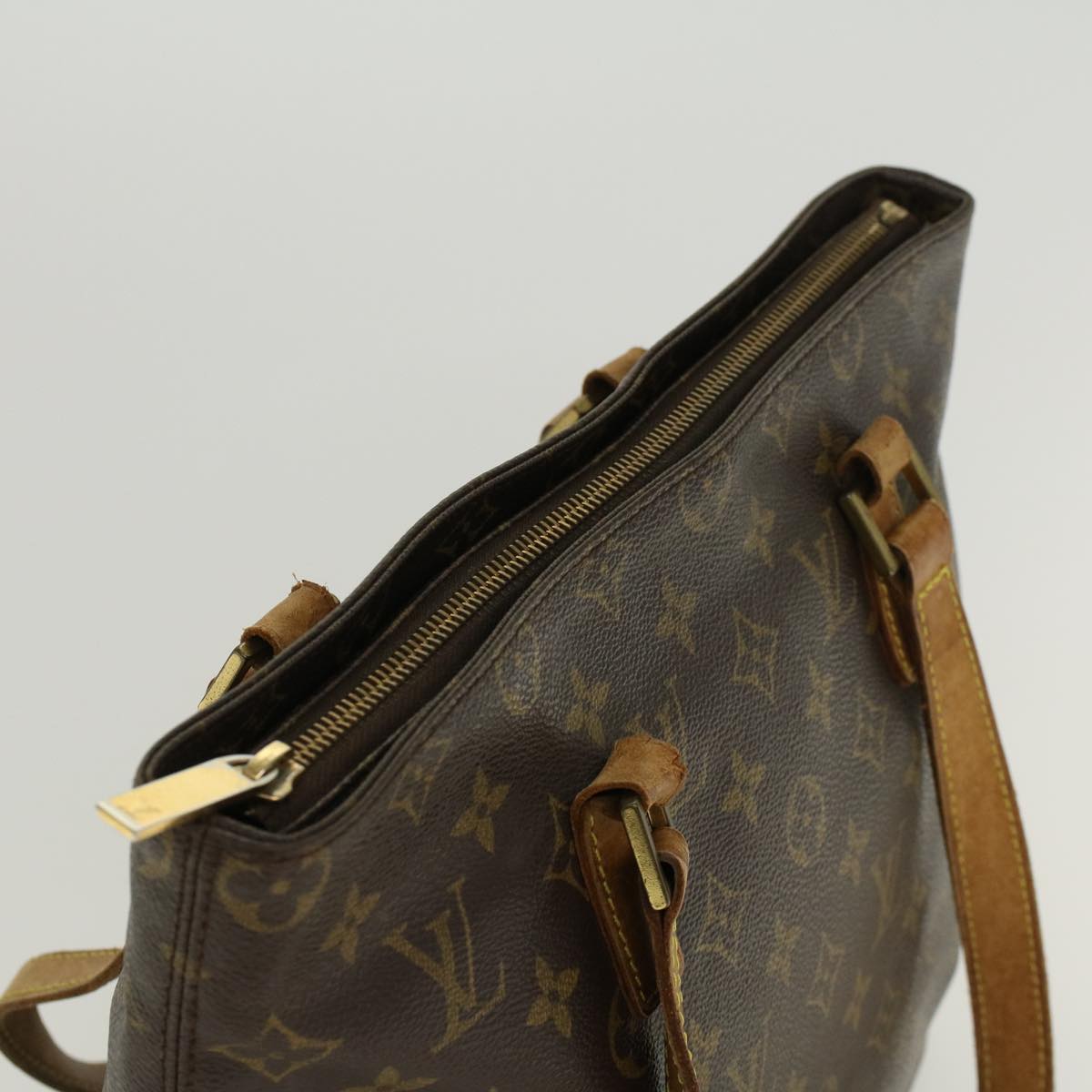 LOUIS VUITTON Monogram Cabas Piano Tote Bag M51148 LV 44375