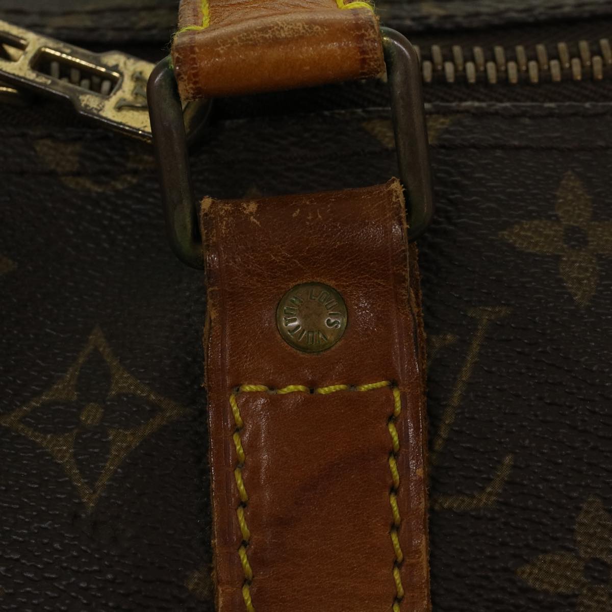 LOUIS VUITTON Monogram Keepall 55 Boston Bag M41424 LV 44385