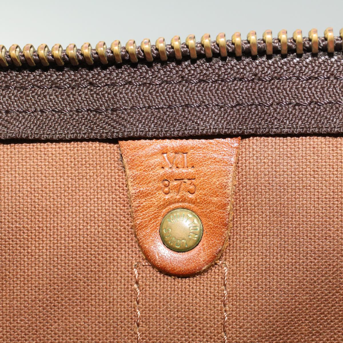 LOUIS VUITTON Monogram Keepall 55 Boston Bag M41424 LV 44385