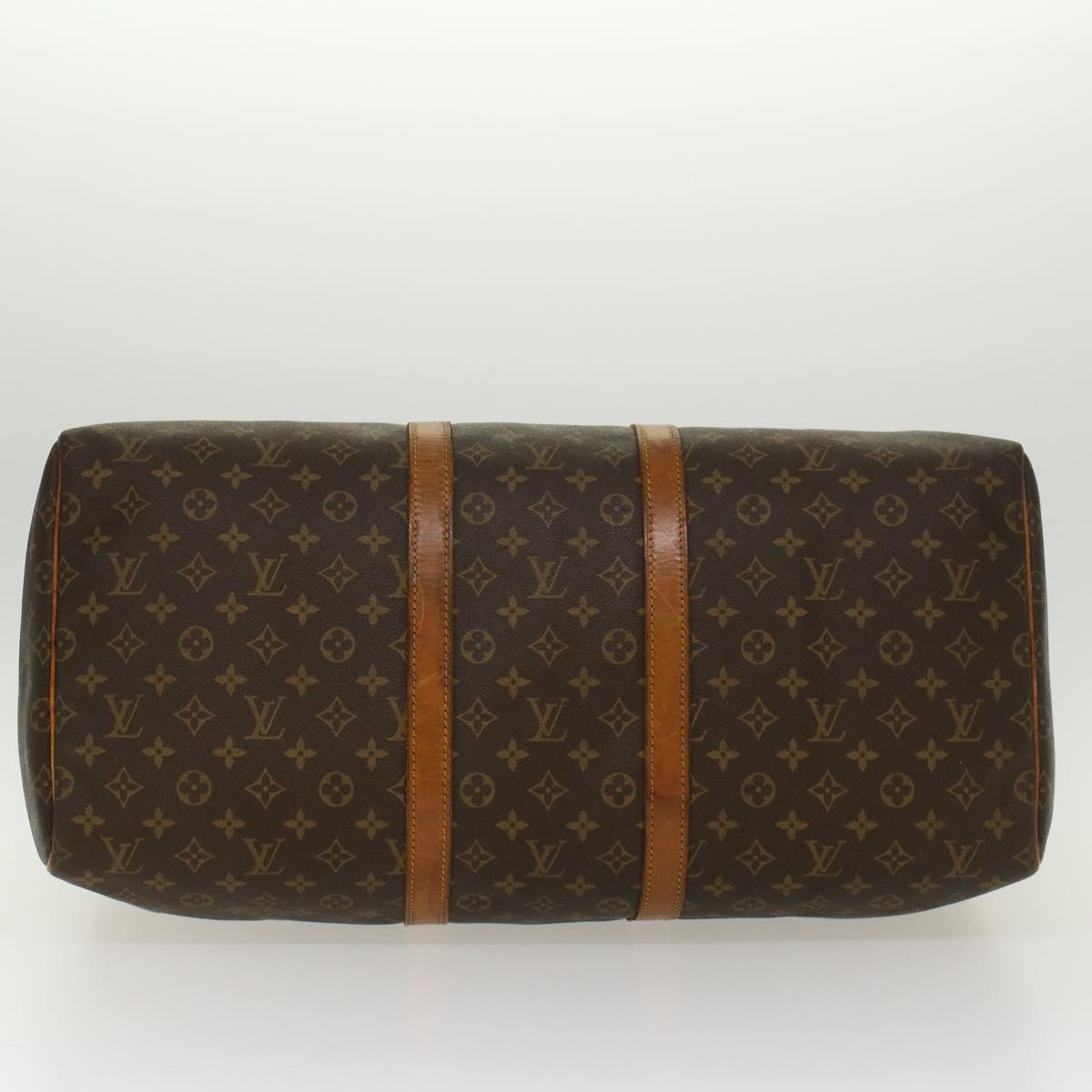 LOUIS VUITTON Monogram Keepall 55 Boston Bag M41424 LV 44385