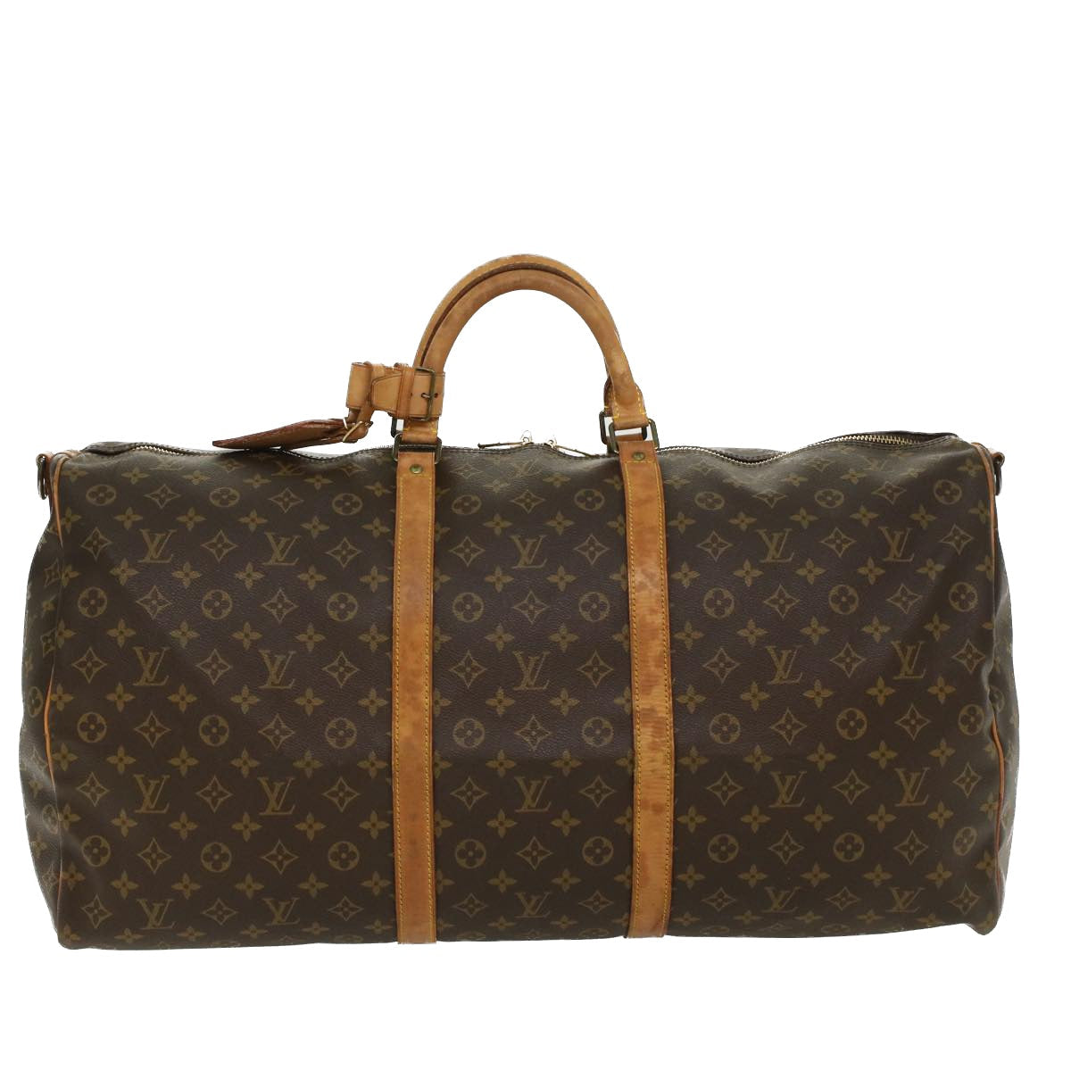 LOUIS VUITTON Monogram Keepall Bandouliere 60 Boston Bag M41412 LV 44390