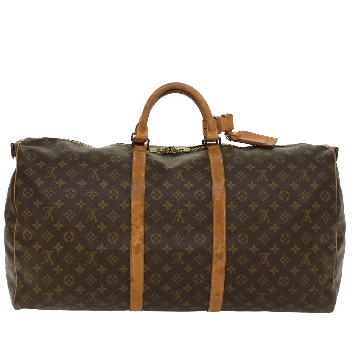 LOUIS VUITTON Monogram Keepall Bandouliere 60 Boston Bag M41412 LV 44390