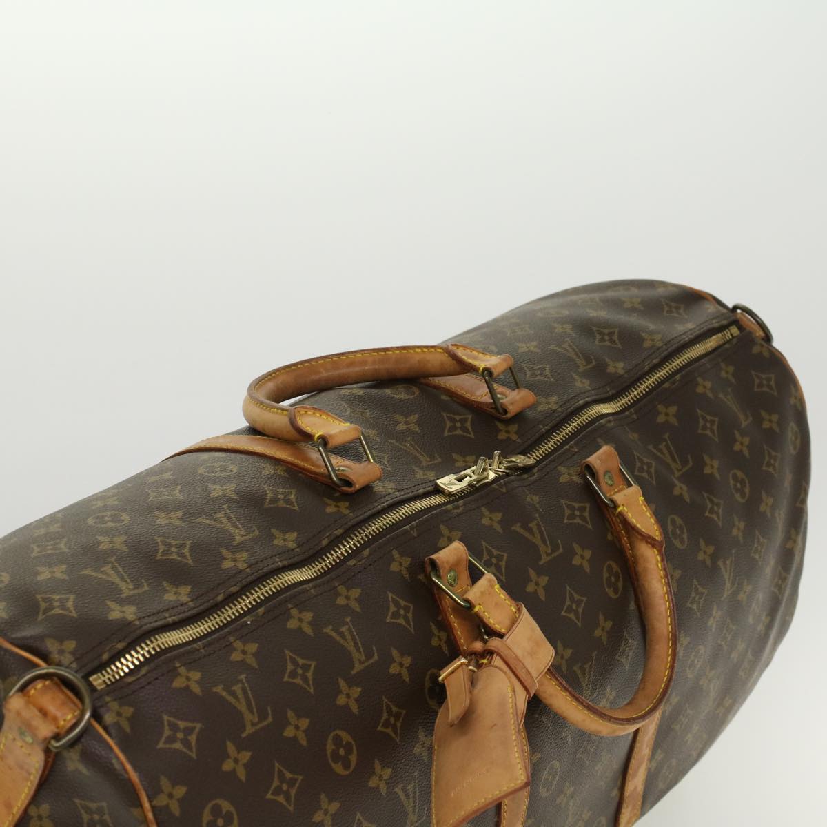LOUIS VUITTON Monogram Keepall Bandouliere 60 Boston Bag M41412 LV 44390