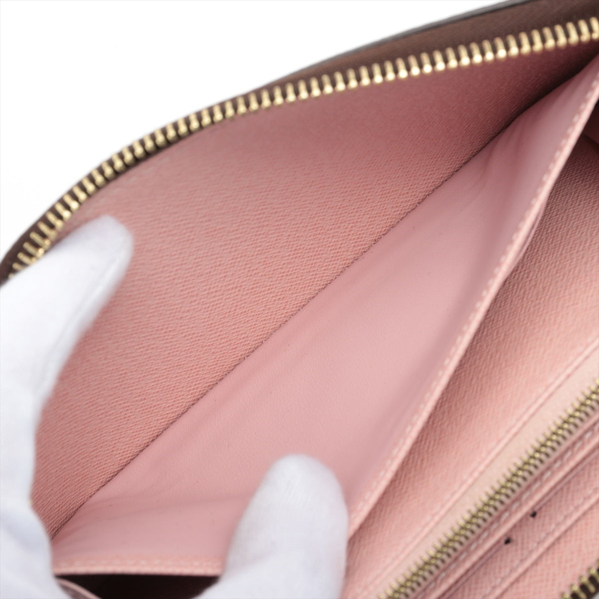 Louis Vuitton Monogram  Wallet M41894 Rose Valerie Round Zip Wallet