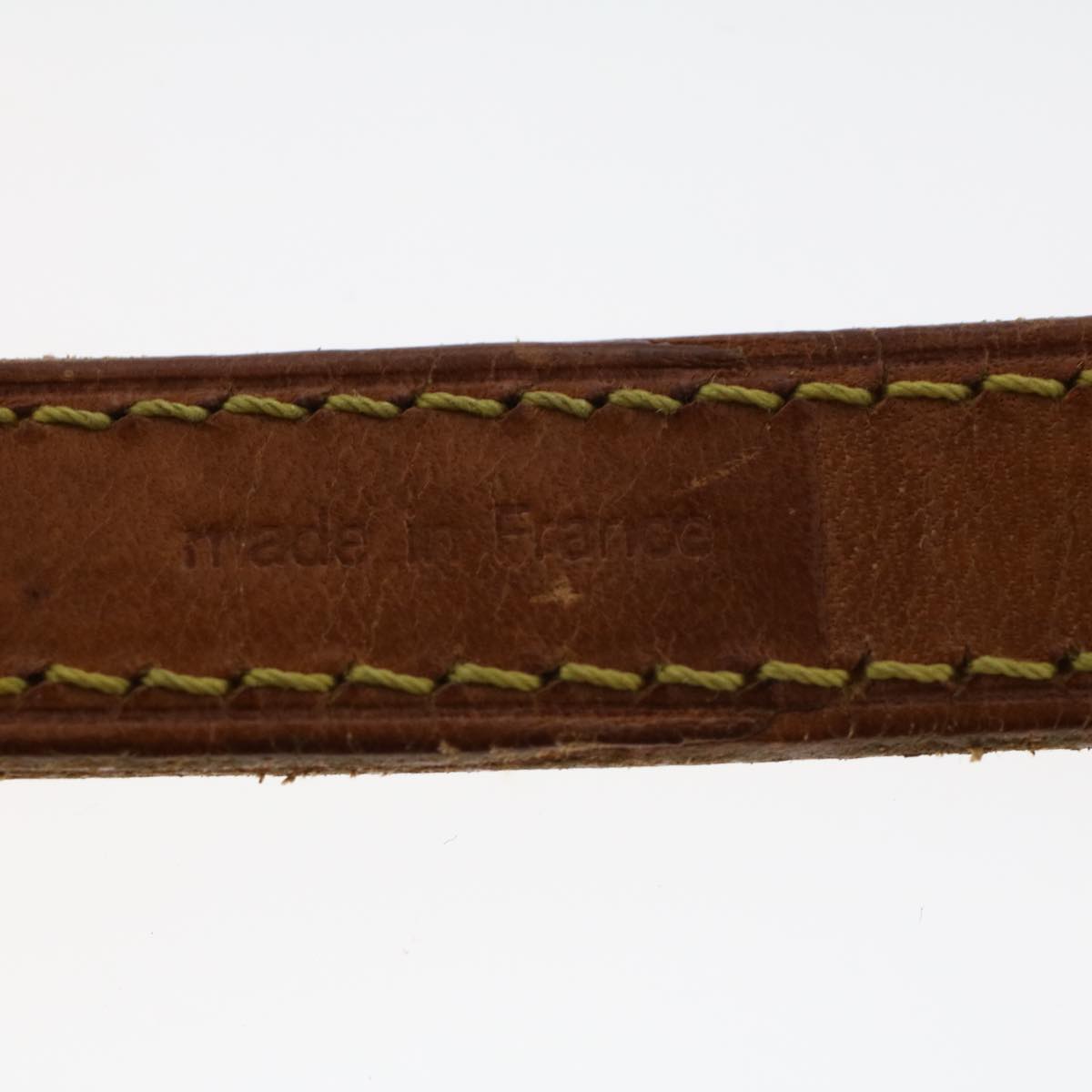 LOUIS VUITTON Shoulder Strap Leather 37"" Beige LV 44404