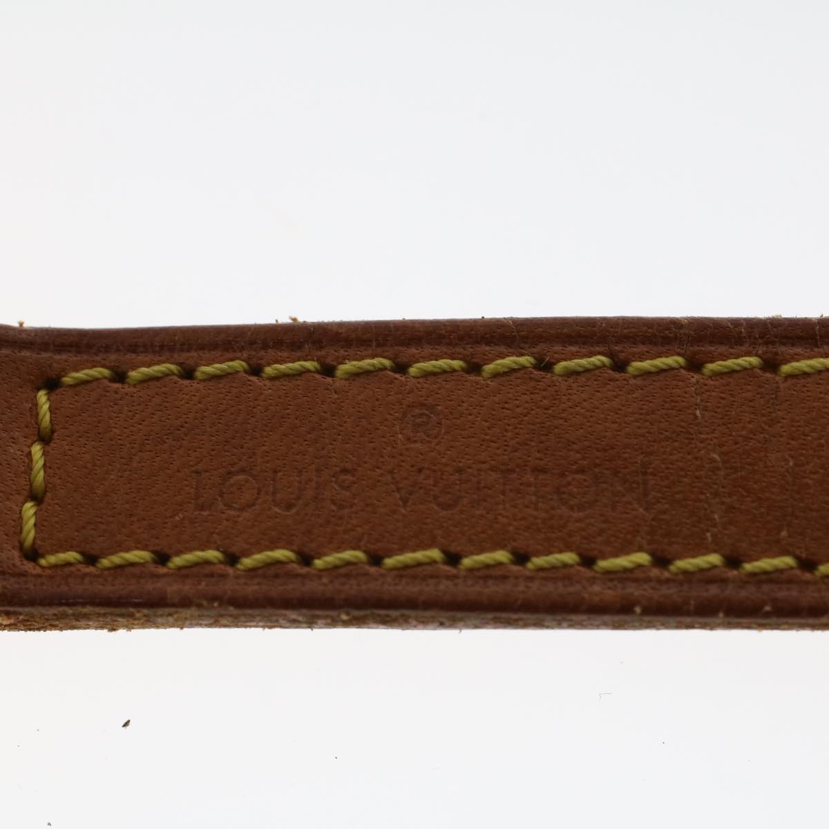 LOUIS VUITTON Shoulder Strap Leather 37"" Beige LV 44404