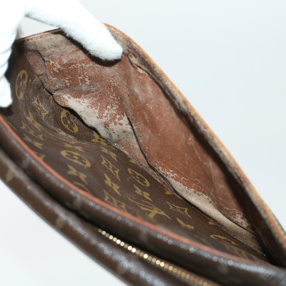 LOUIS VUITTON Monogram Compiegne 28 Clutch Bag M51845 LV 44405