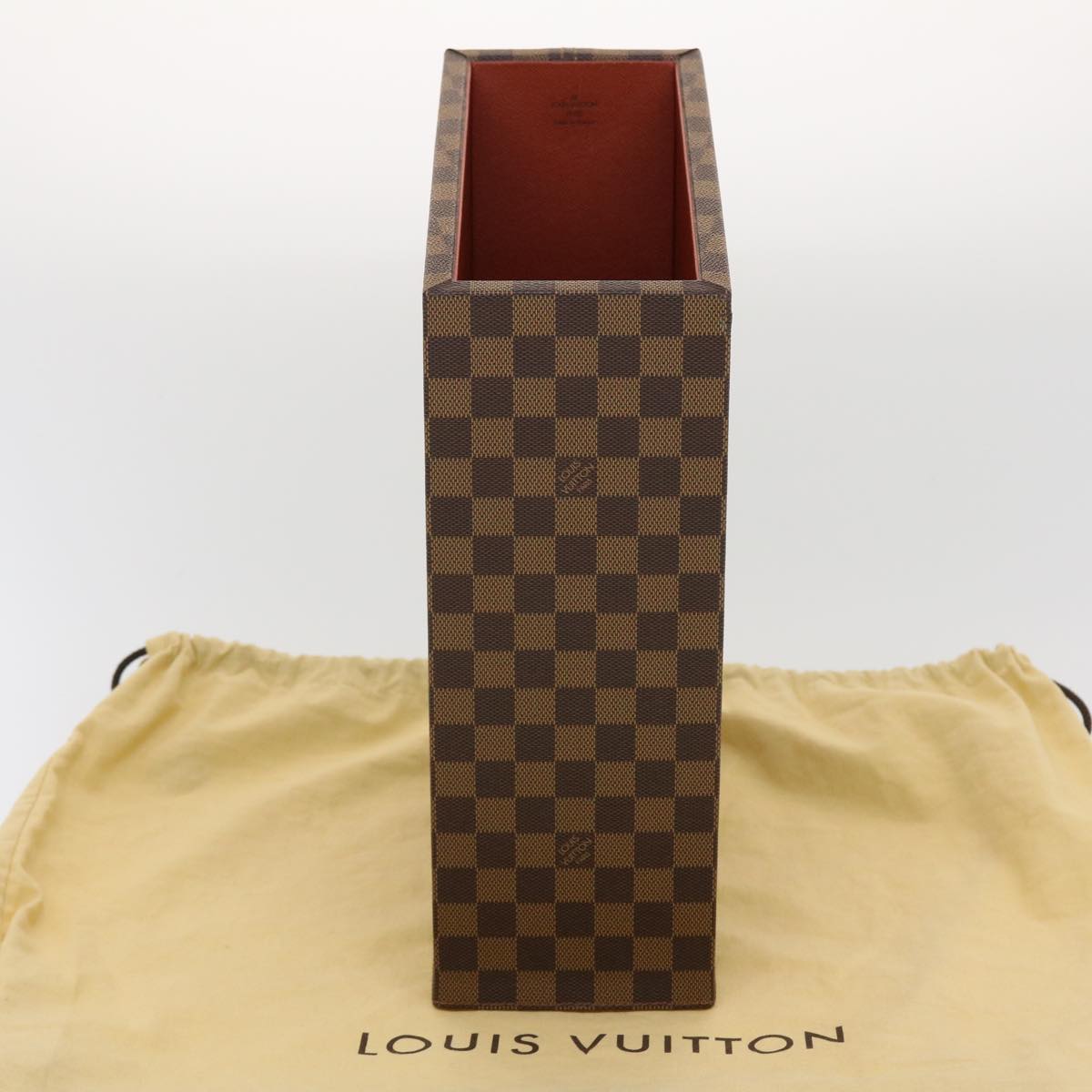 LOUIS VUITTON Damier Ebene Garbage Can SPO LV 44408A