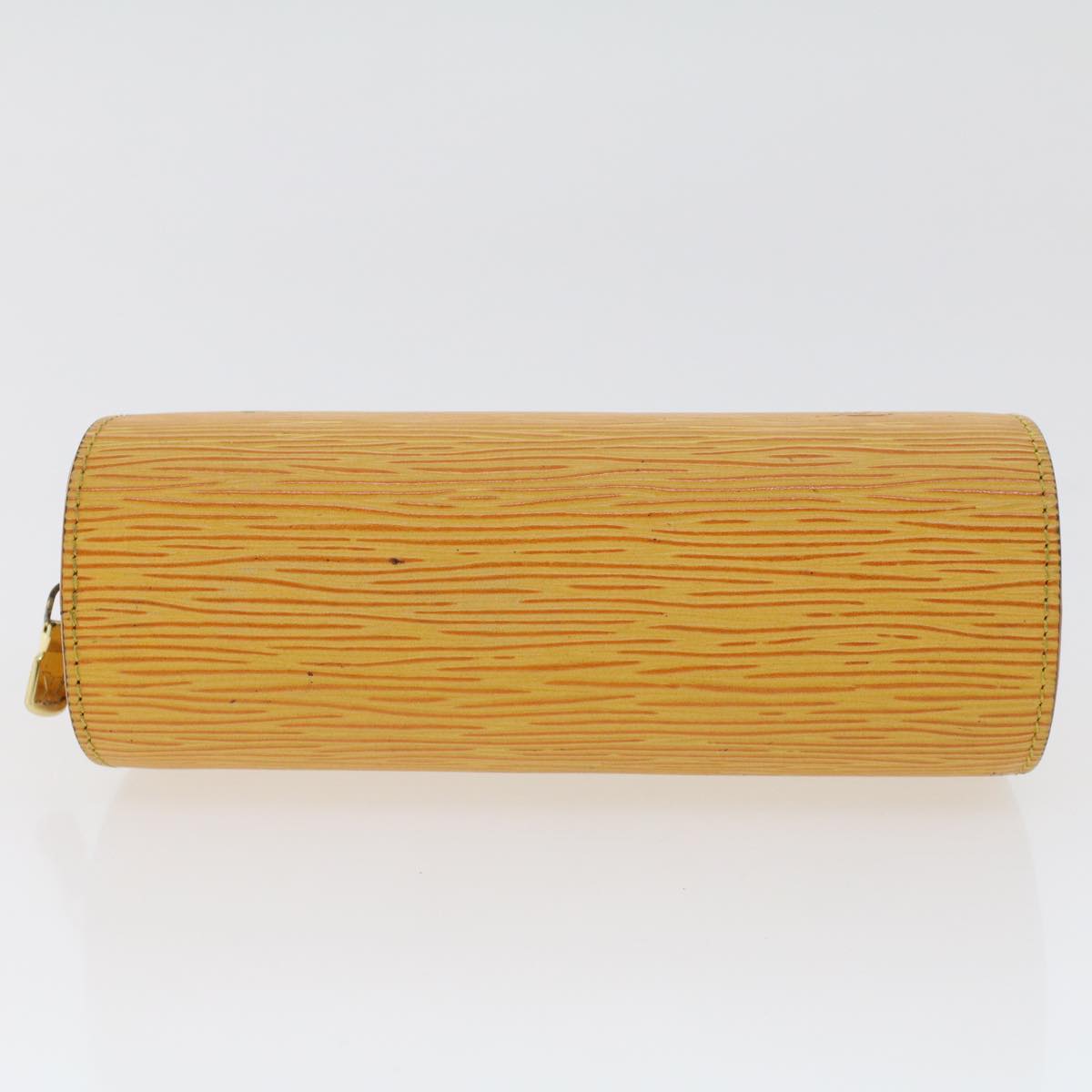 LOUIS VUITTON Epi Dauphine PM Pouch Yellow M48449 LV 44415