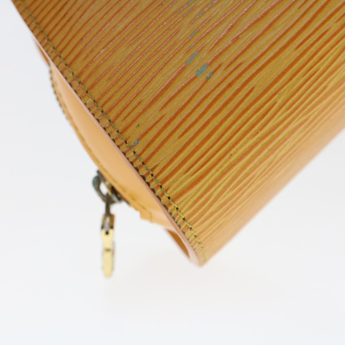 LOUIS VUITTON Epi Dauphine PM Pouch Yellow M48449 LV 44415
