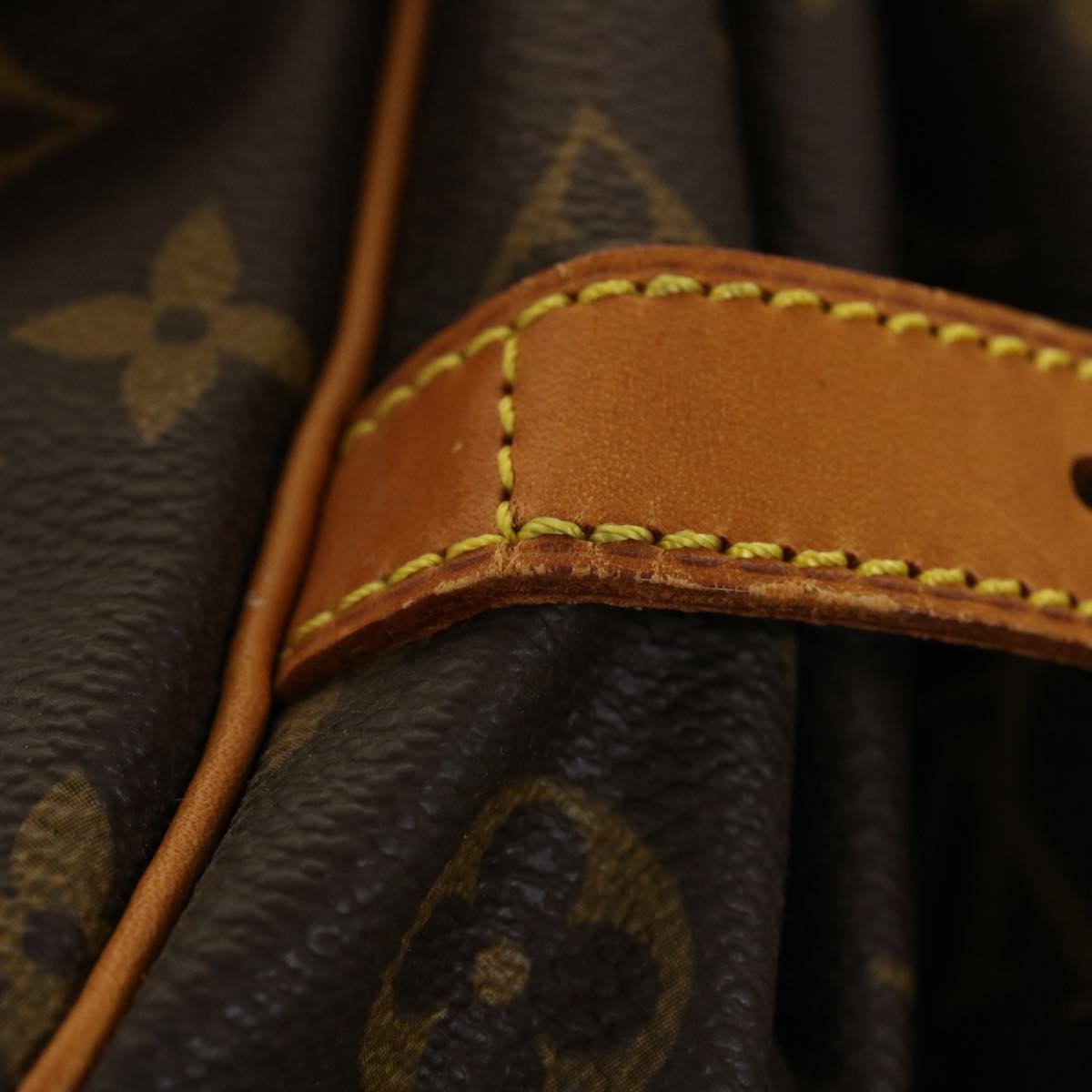 LOUIS VUITTON Monogram Saumur 30 Shoulder Bag M42256 LV 44417