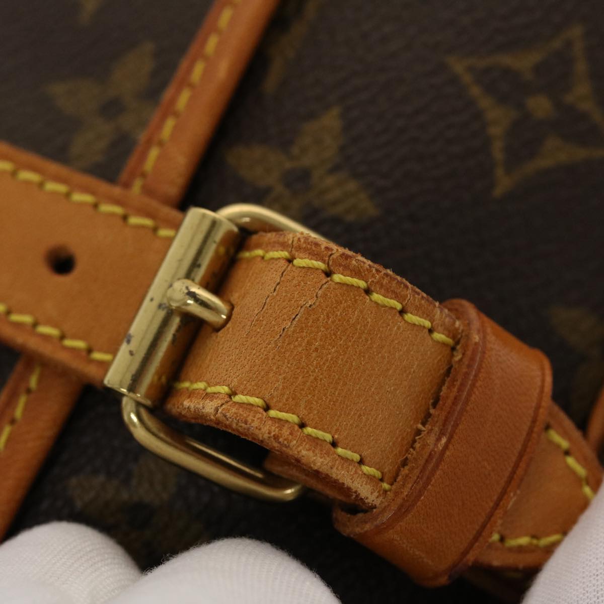 LOUIS VUITTON Monogram Saumur 30 Shoulder Bag M42256 LV 44417