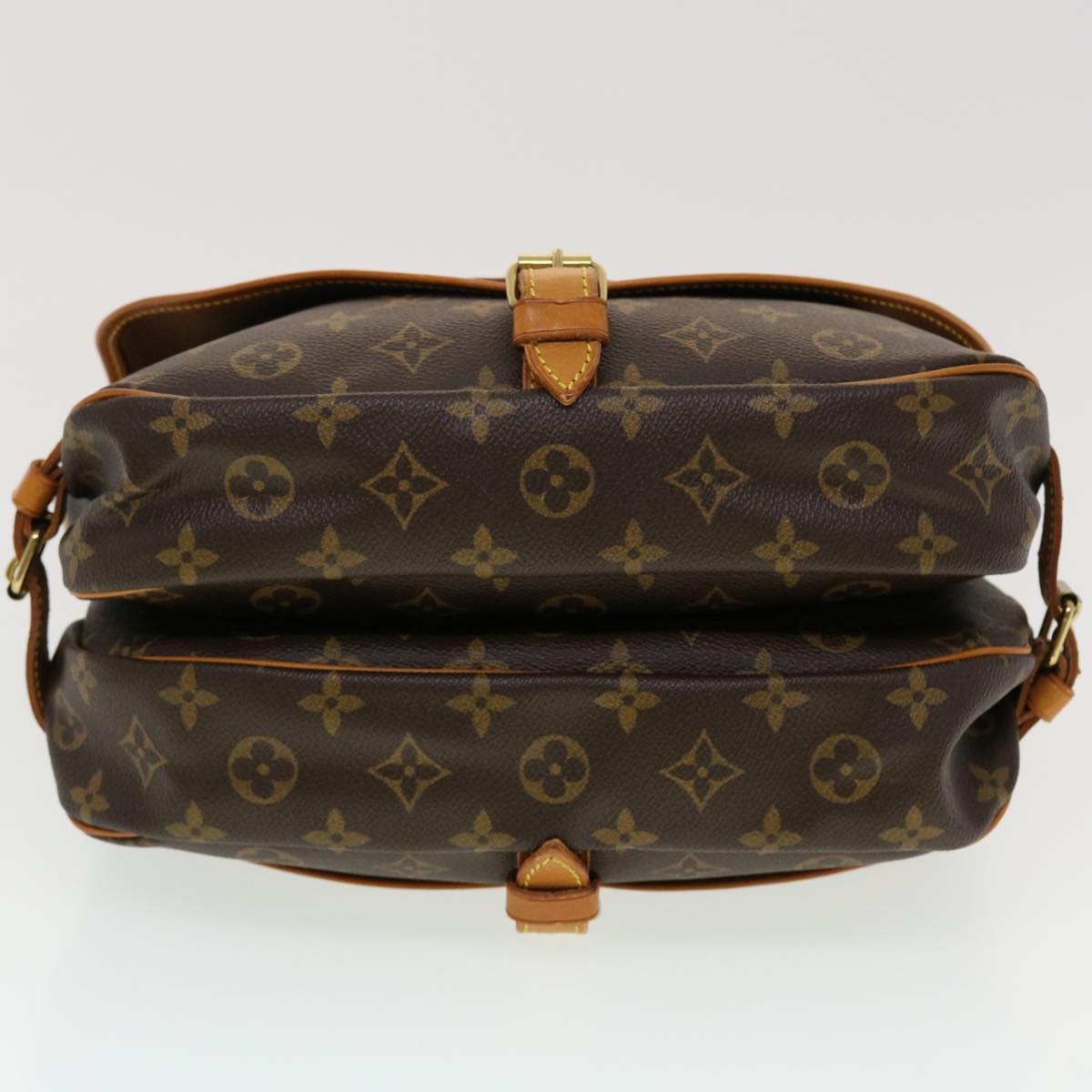 LOUIS VUITTON Monogram Saumur 30 Shoulder Bag M42256 LV 44417