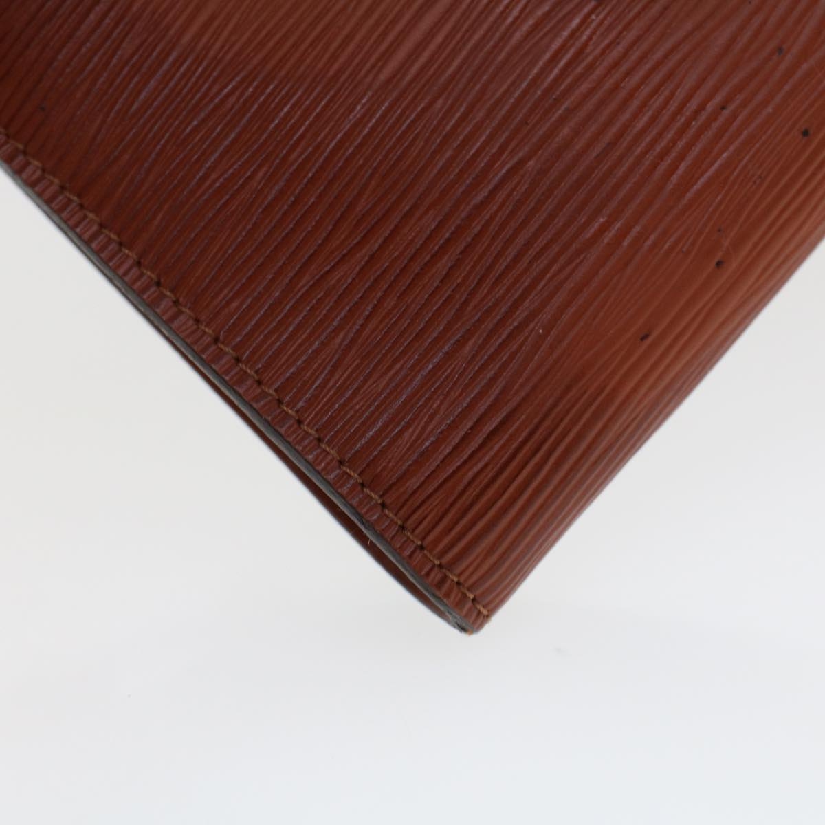 LOUIS VUITTON Epi Pochette Accessoires Pouch Brown M52953 LV 44418