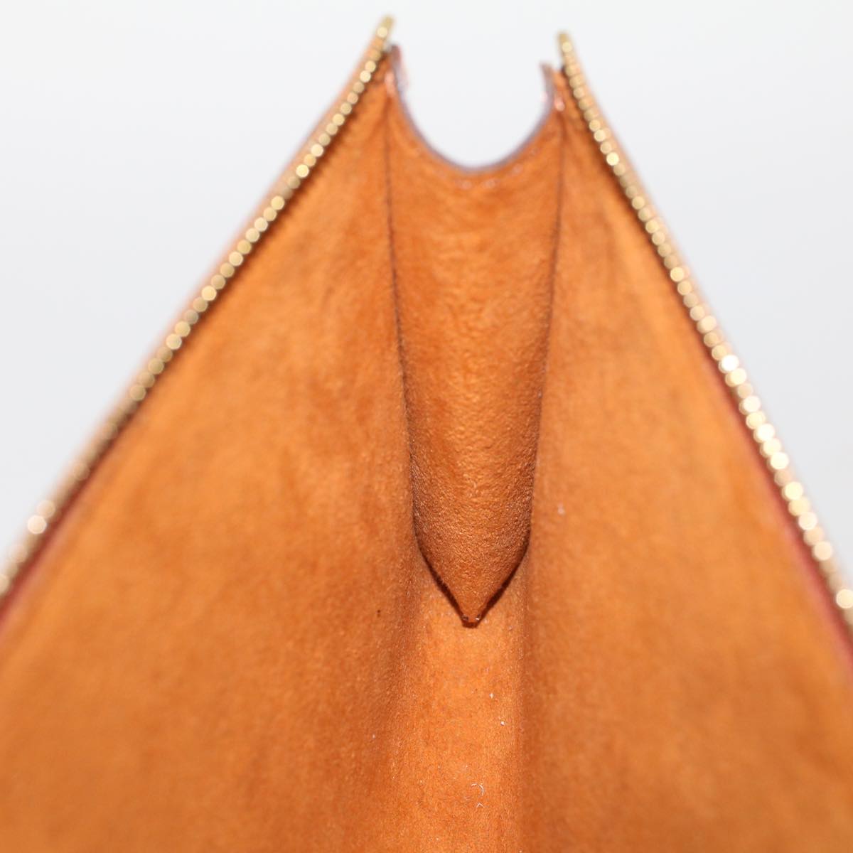 LOUIS VUITTON Epi Pochette Accessoires Pouch Brown M52953 LV 44418
