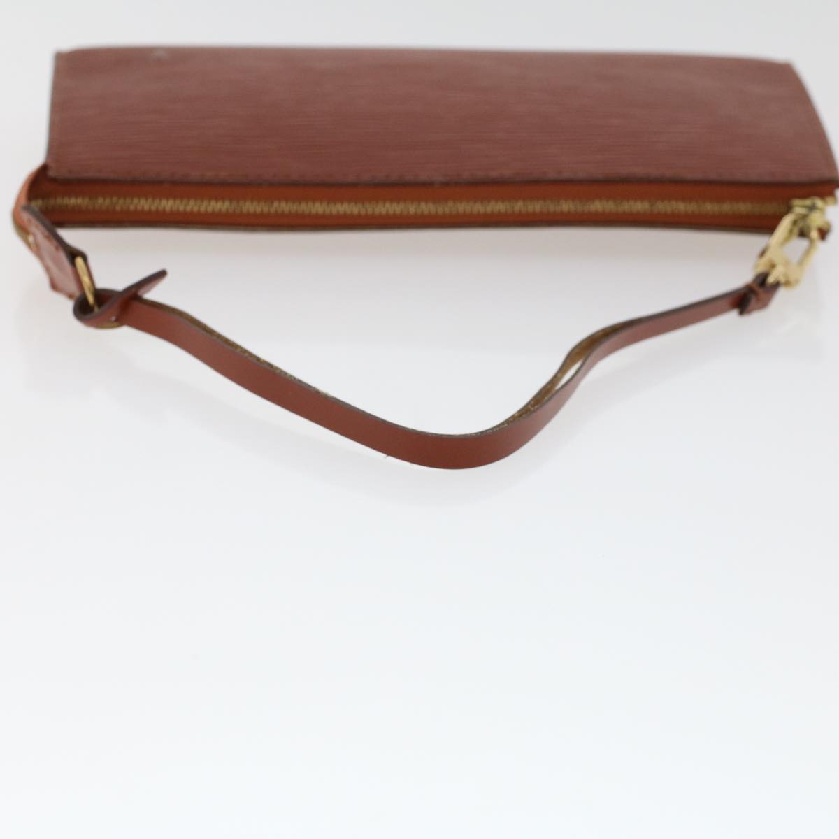 LOUIS VUITTON Epi Pochette Accessoires Pouch Brown M52953 LV 44418