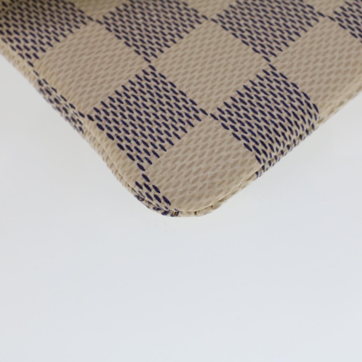 LOUIS VUITTON Damier Azur Pochette Cles Coin Purse N62659 LV 44422