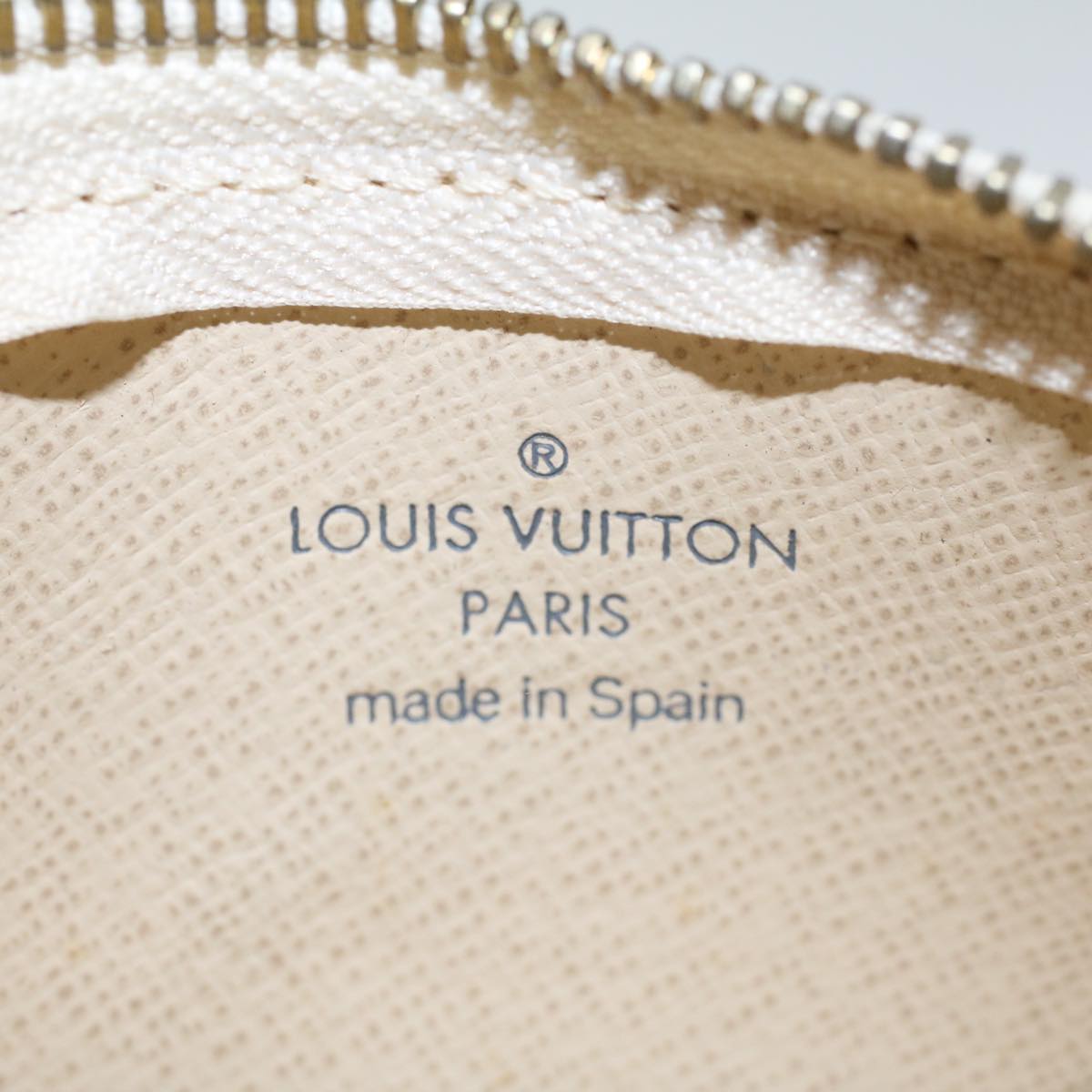 LOUIS VUITTON Damier Azur Pochette Cles Coin Purse N62659 LV 44422