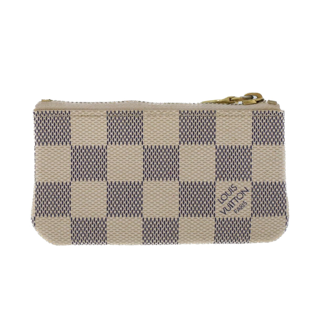 LOUIS VUITTON Damier Azur Pochette Cles Coin Purse N62659 LV 44422