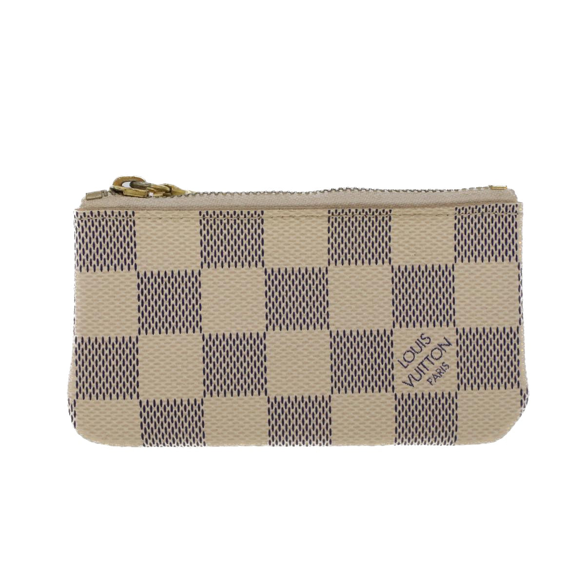 LOUIS VUITTON Damier Azur Pochette Cles Coin Purse N62659 LV 44422
